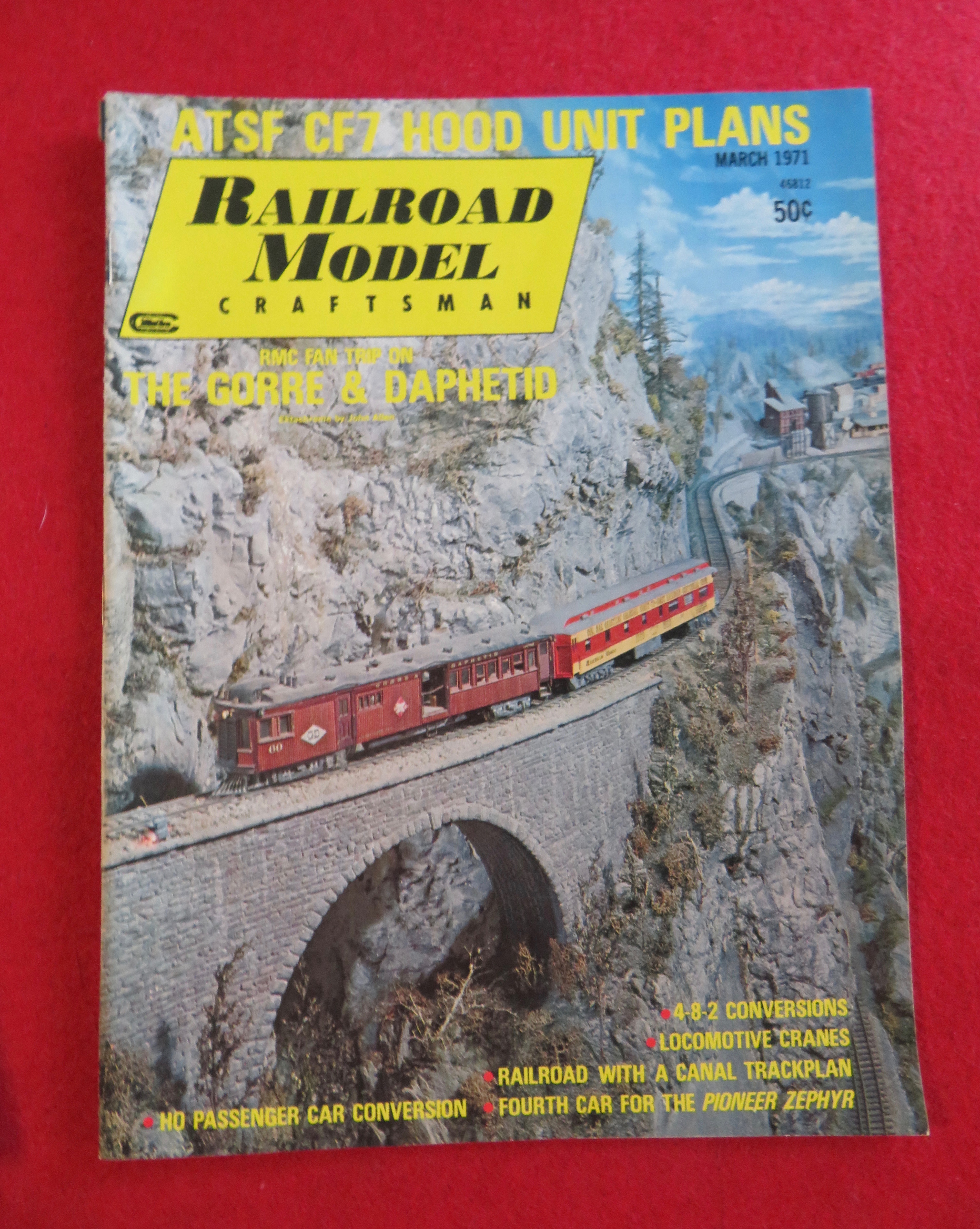 Railroad Model Craftsman Magazine March 1971