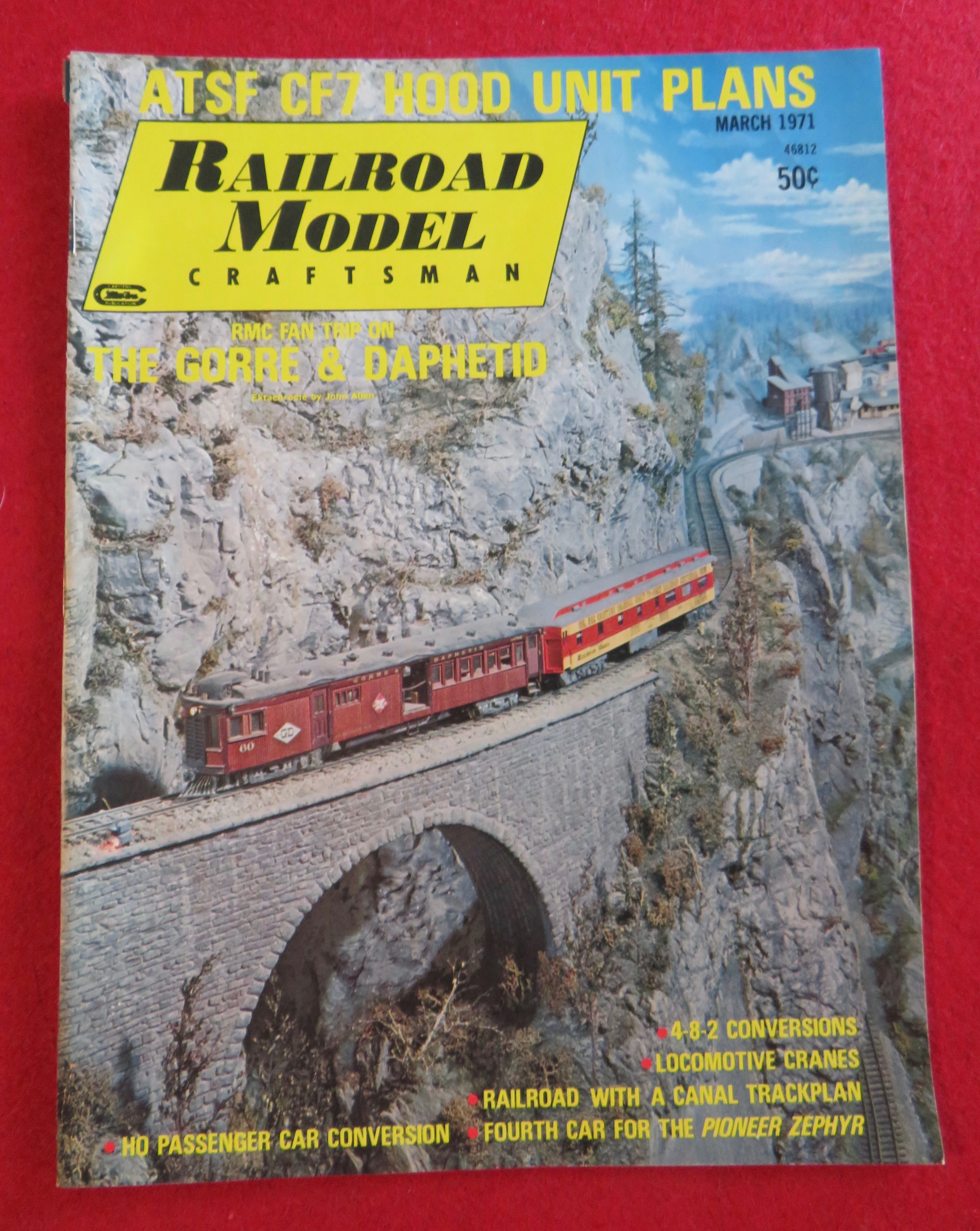 Railroad Model Craftsman Magazine March 1971