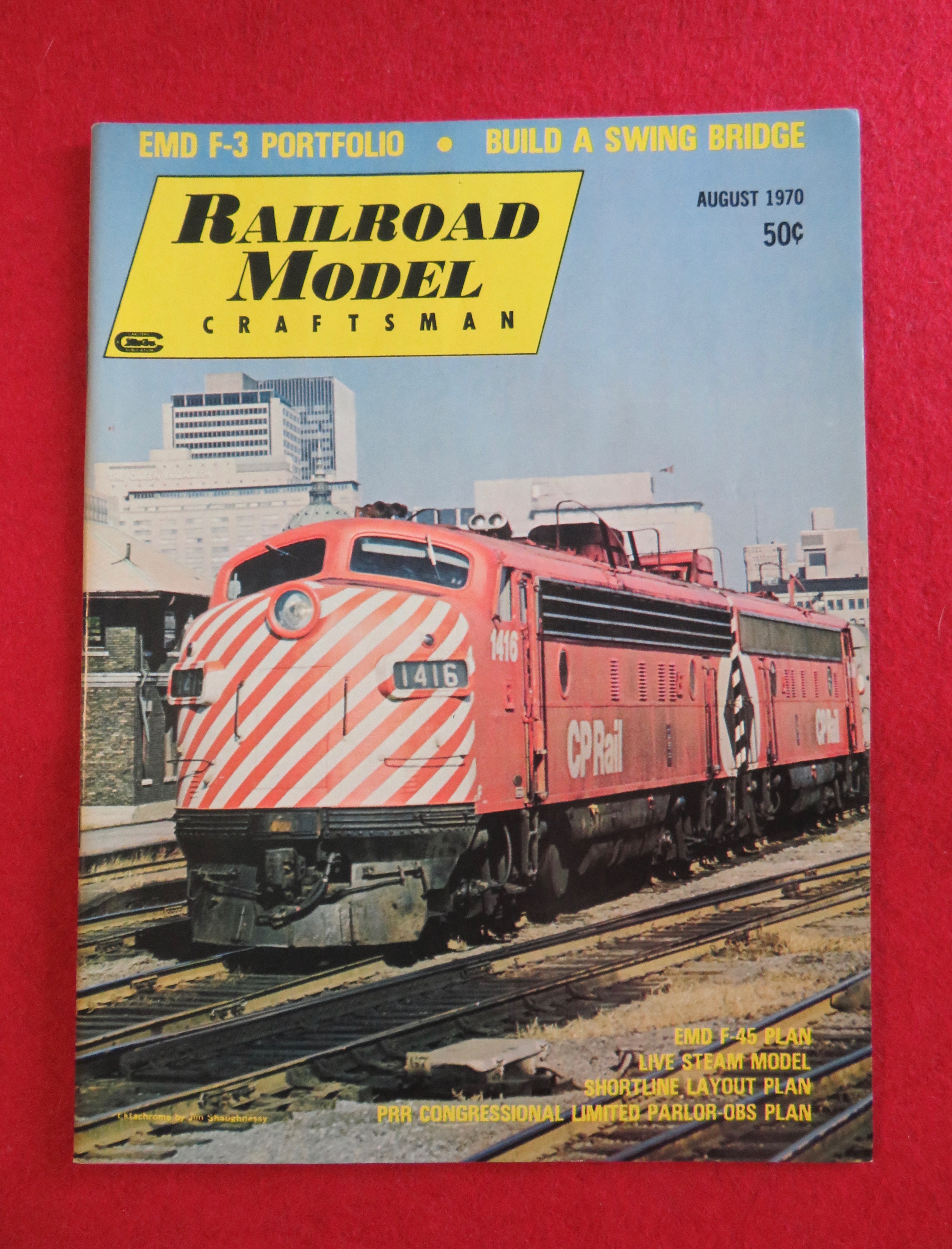 Railroad Model Craftsman Magazine August 1970