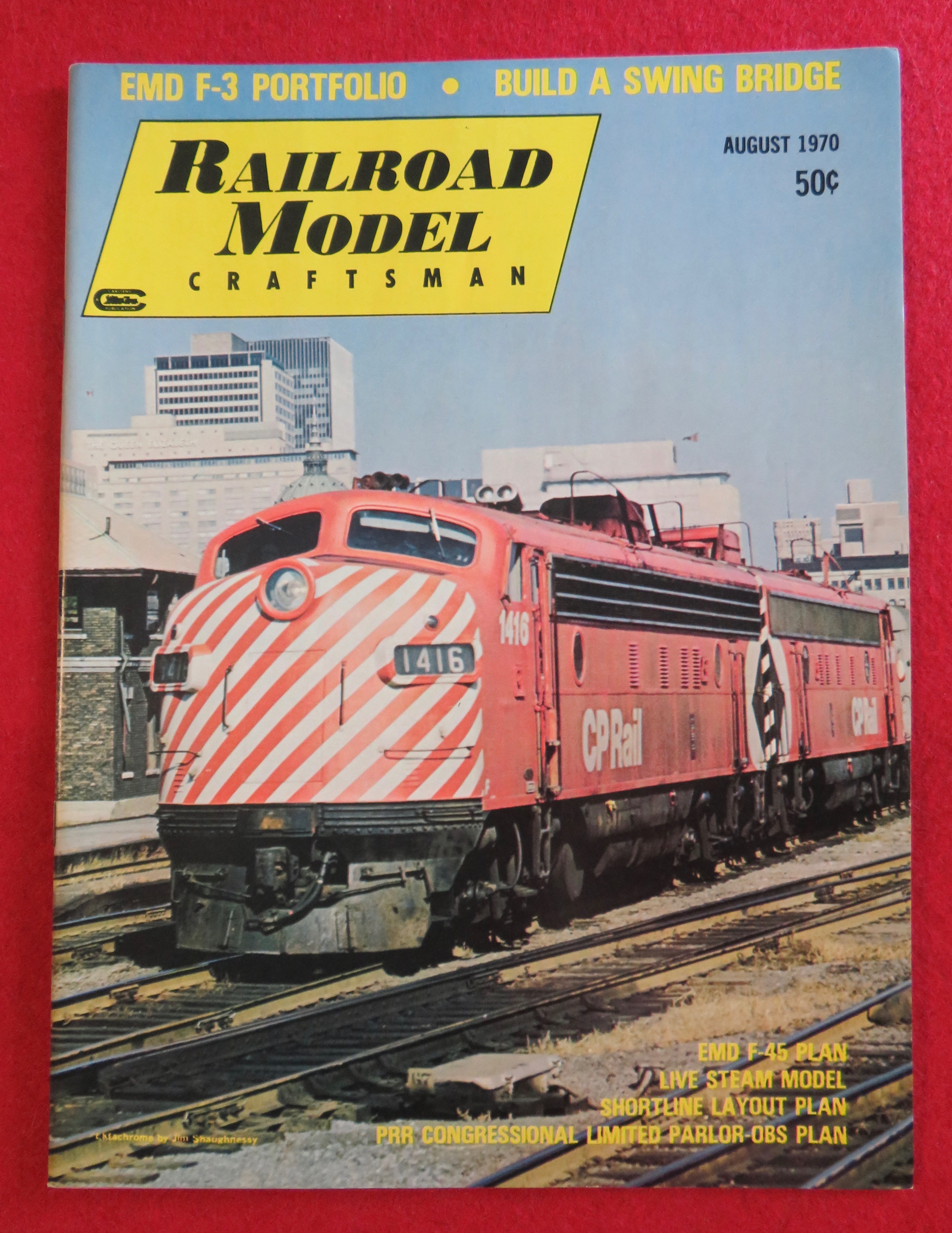 Railroad Model Craftsman Magazine August 1970