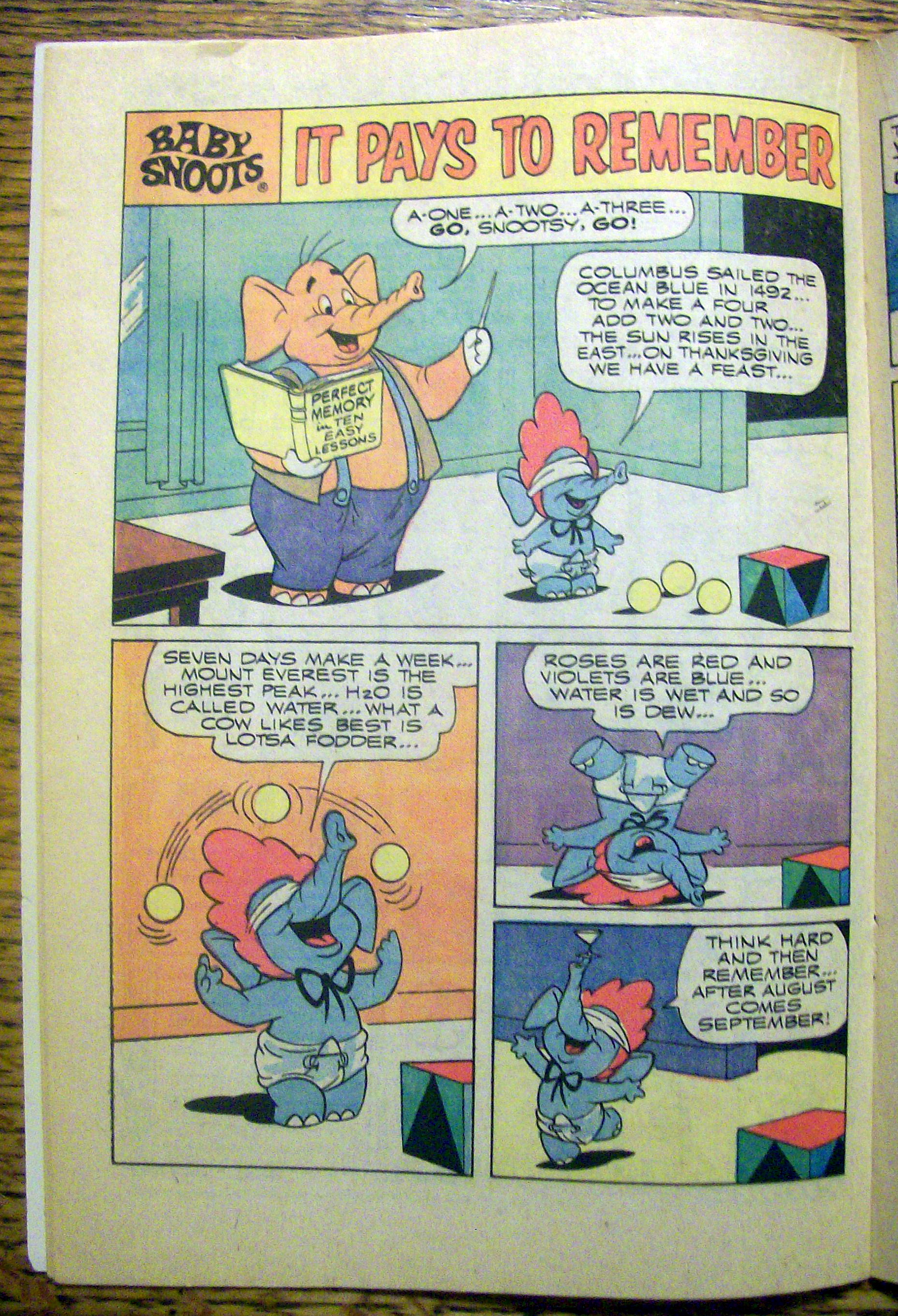 Baby Snoots & Uptite Mouse Comic #13-1973