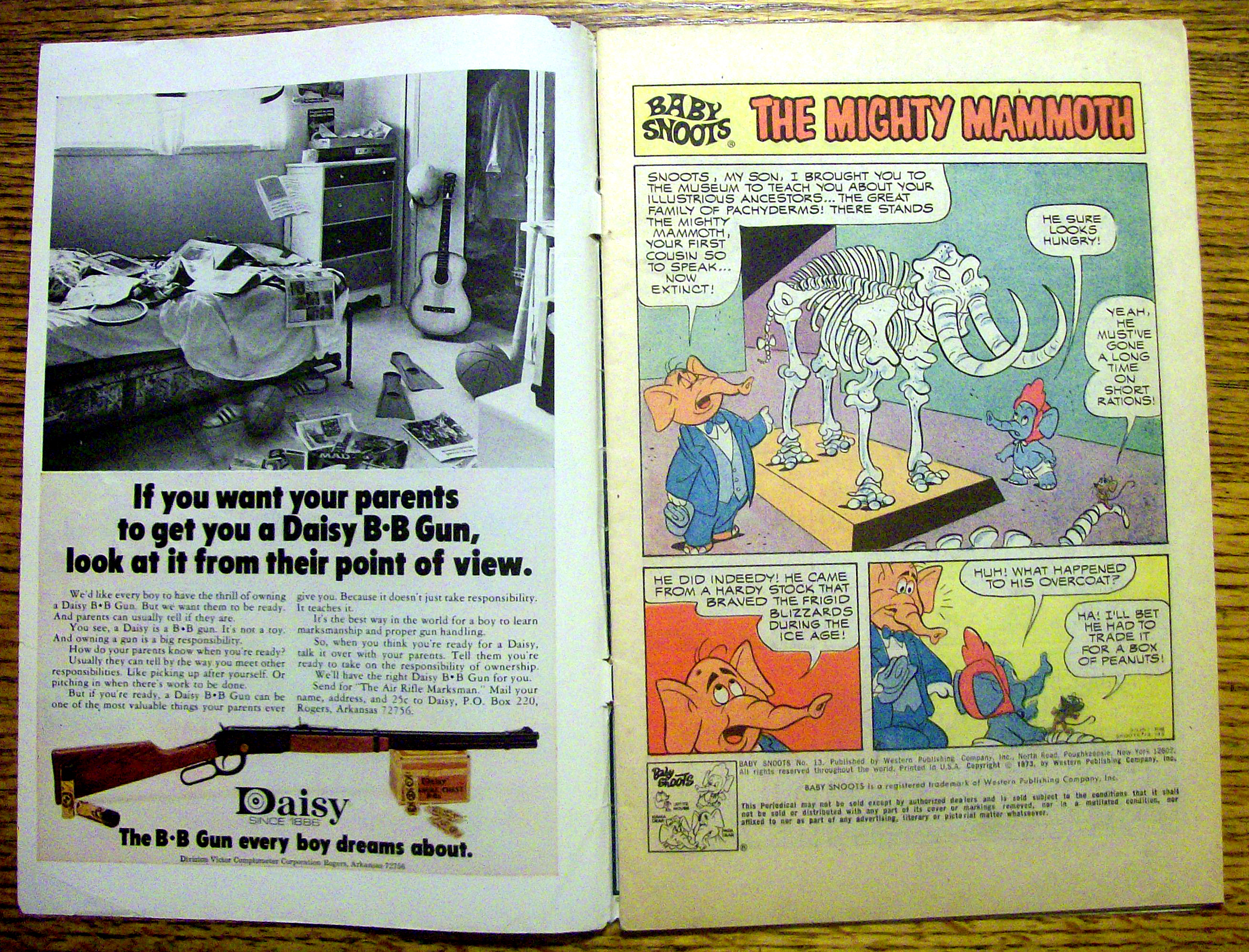 Baby Snoots & Uptite Mouse Comic #13-1973