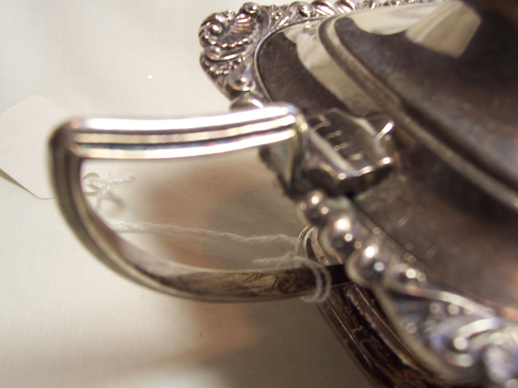 Crown Silver Plated Covered Condiment Spoon