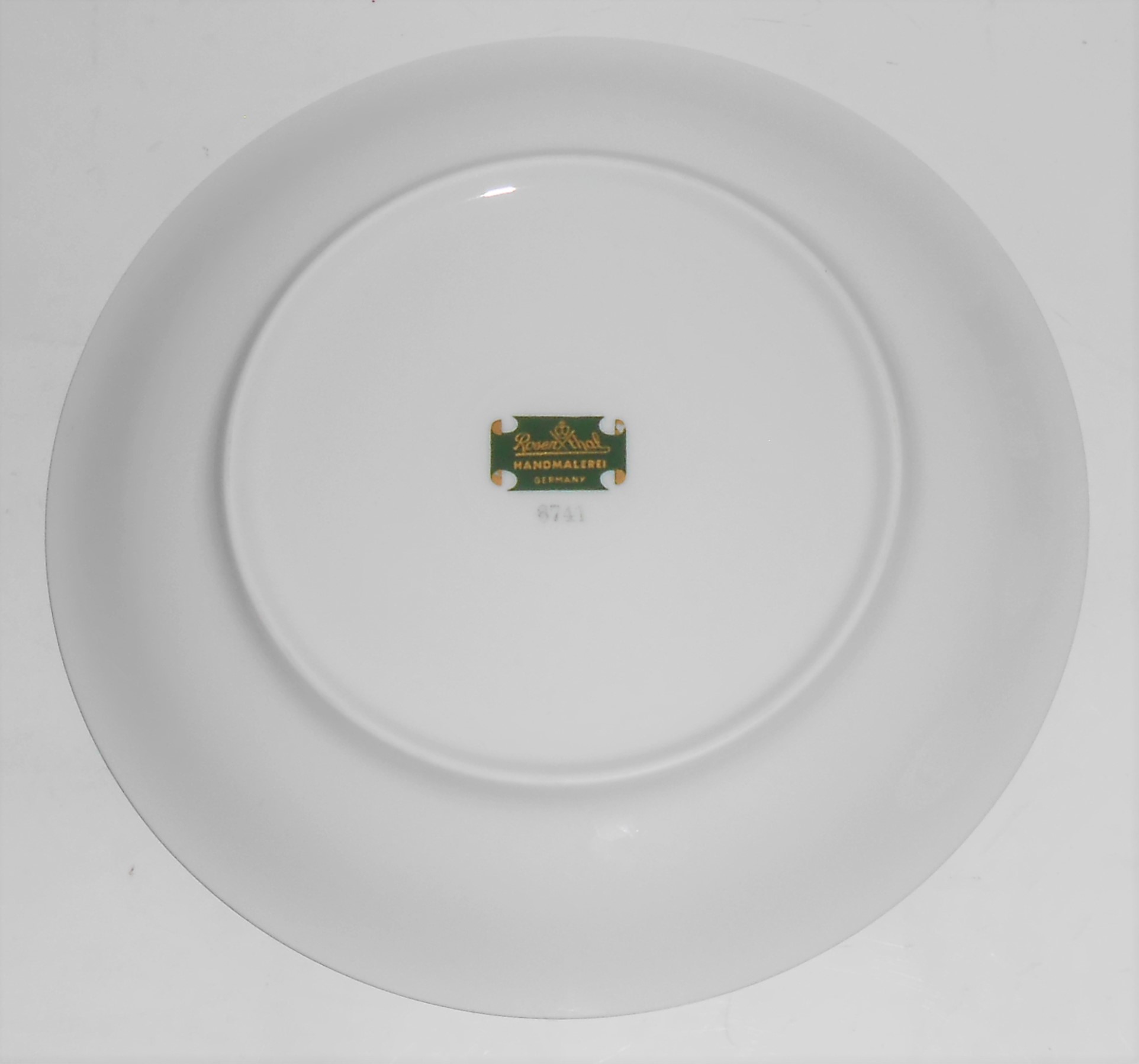 Rosenthal Porcelain China Platinum Wheat 6741 Salad Pl