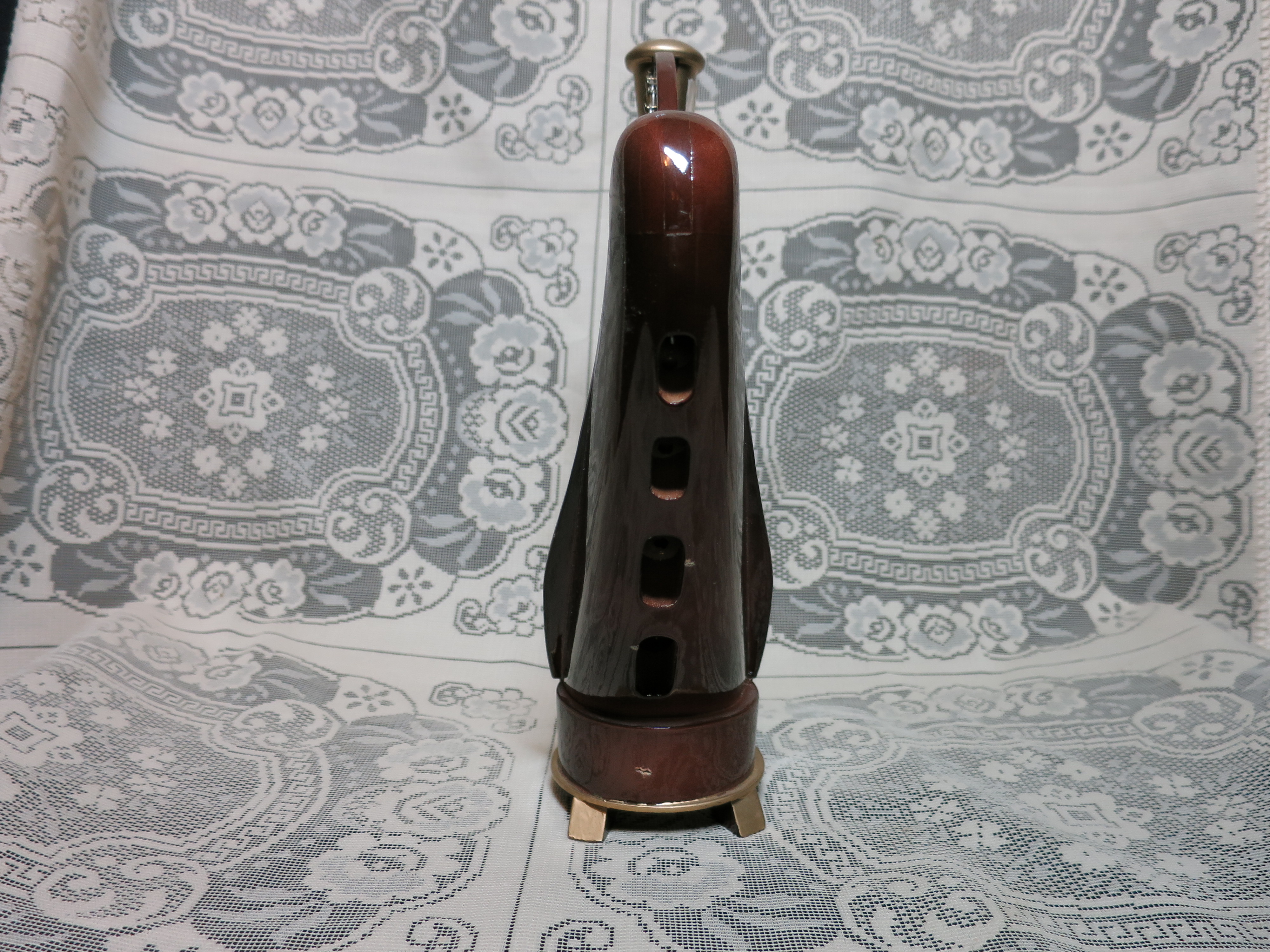 Sankyo Musical Harp Wooden wind up Figurine
