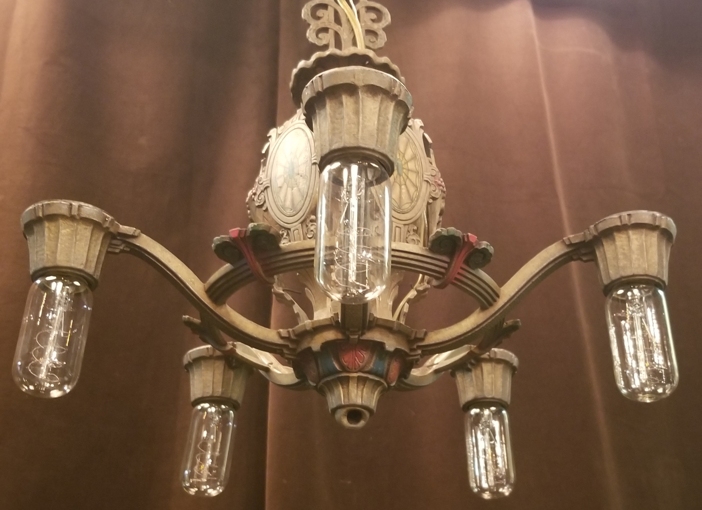 5 Drop Intage Pendant Light -Original Colors