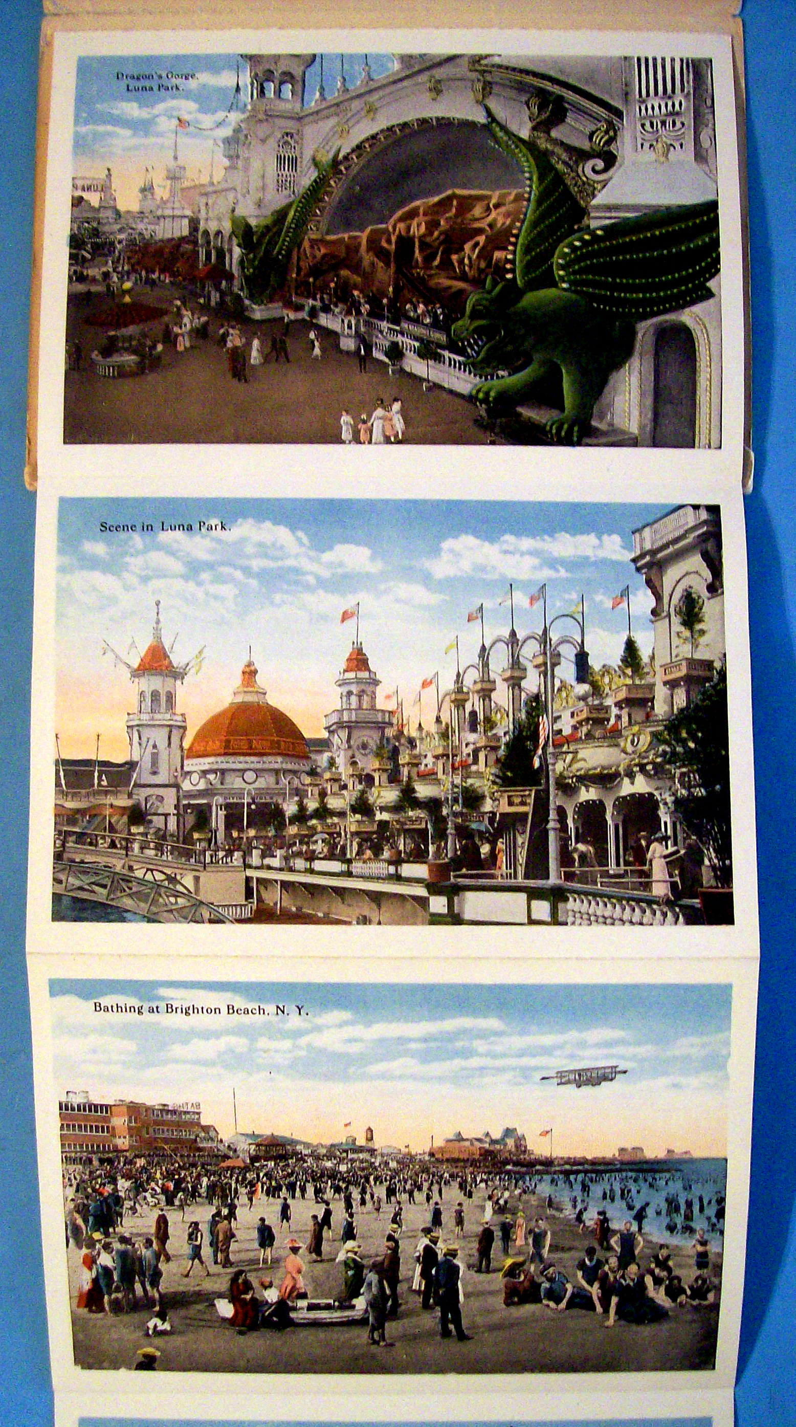 Souvenir Postcard Folder of  Coney Island, New York