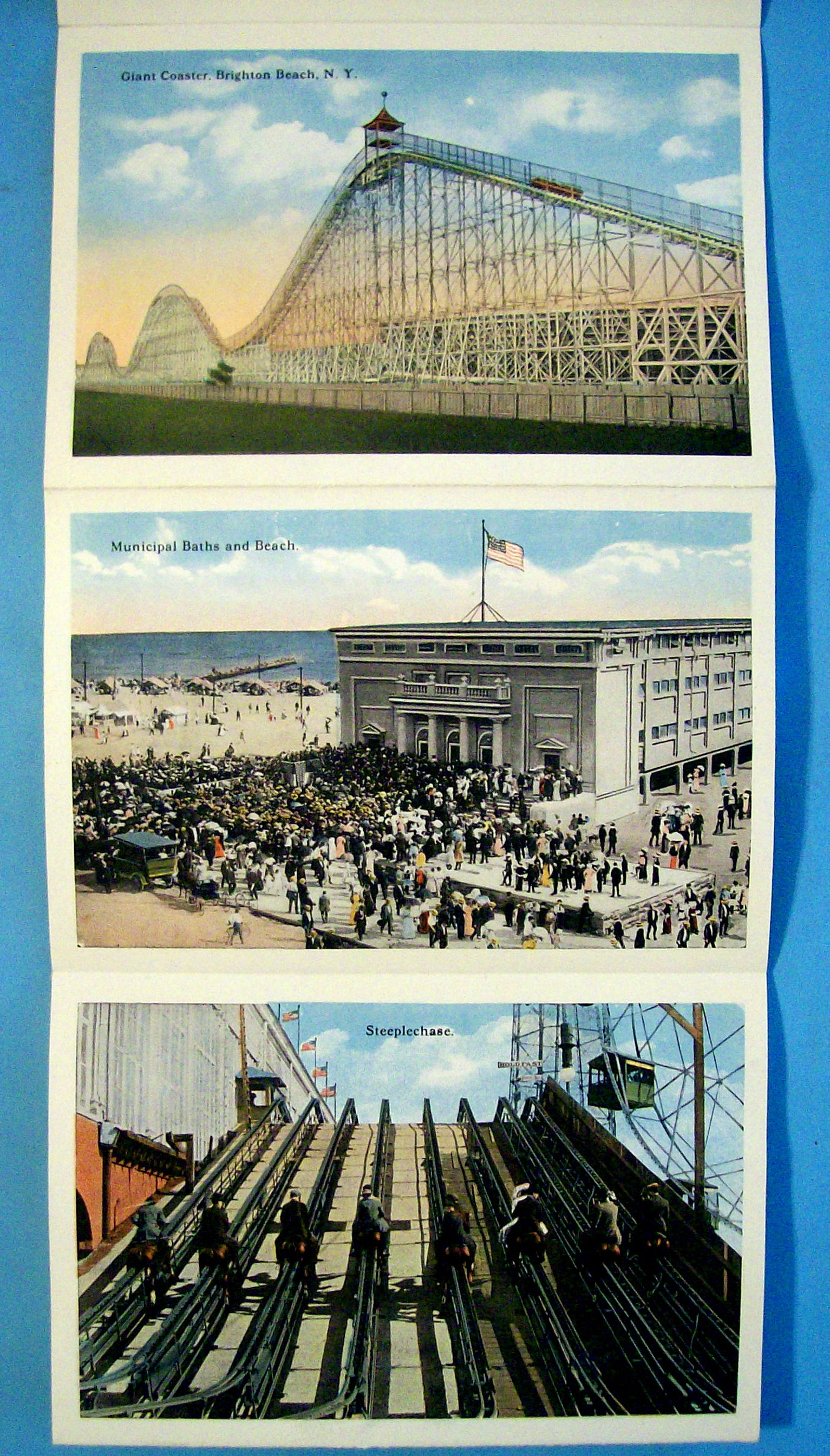 Souvenir Postcard Folder of  Coney Island, New York