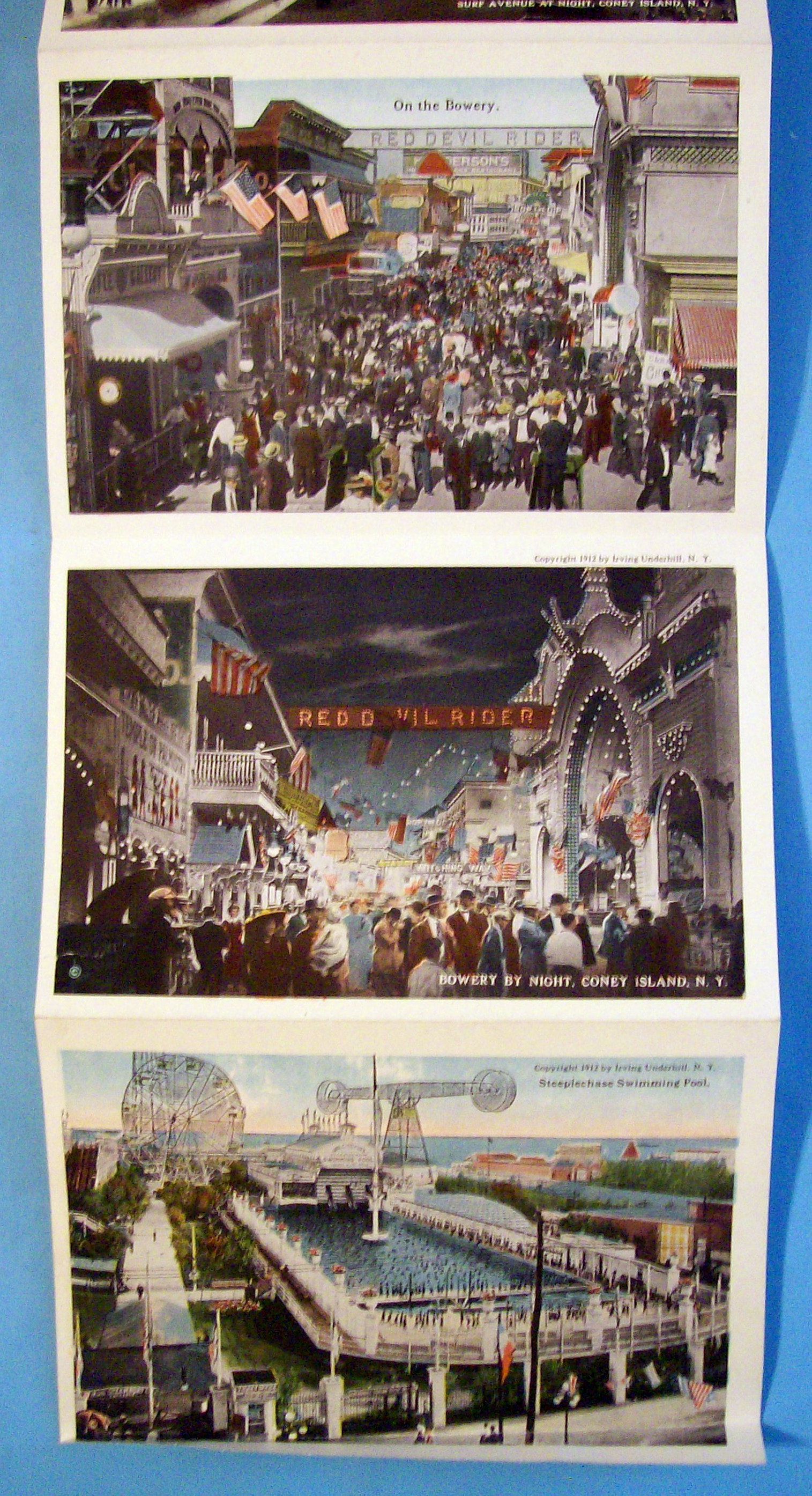 Souvenir Postcard Folder of  Coney Island, New York