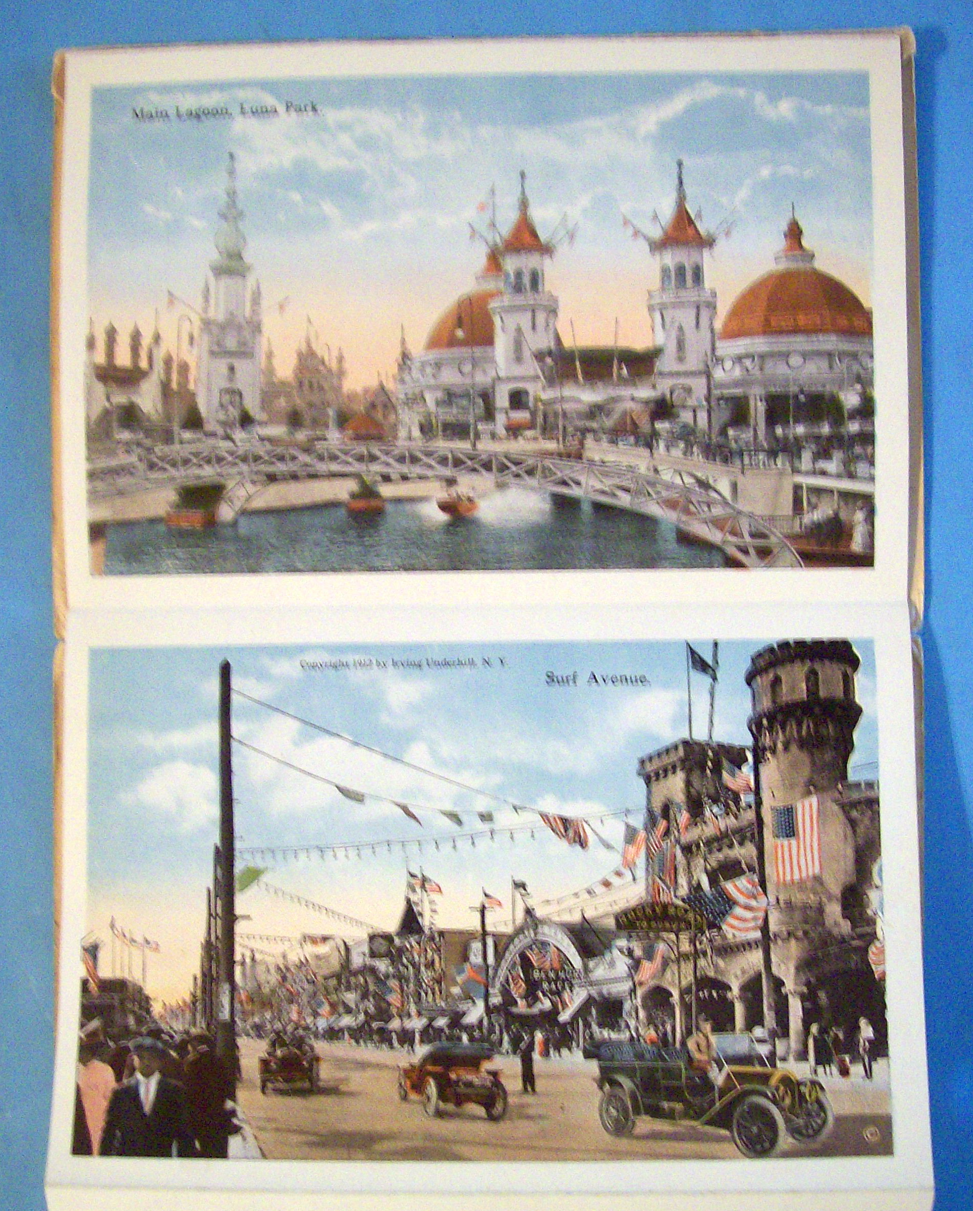 Souvenir Postcard Folder of  Coney Island, New York