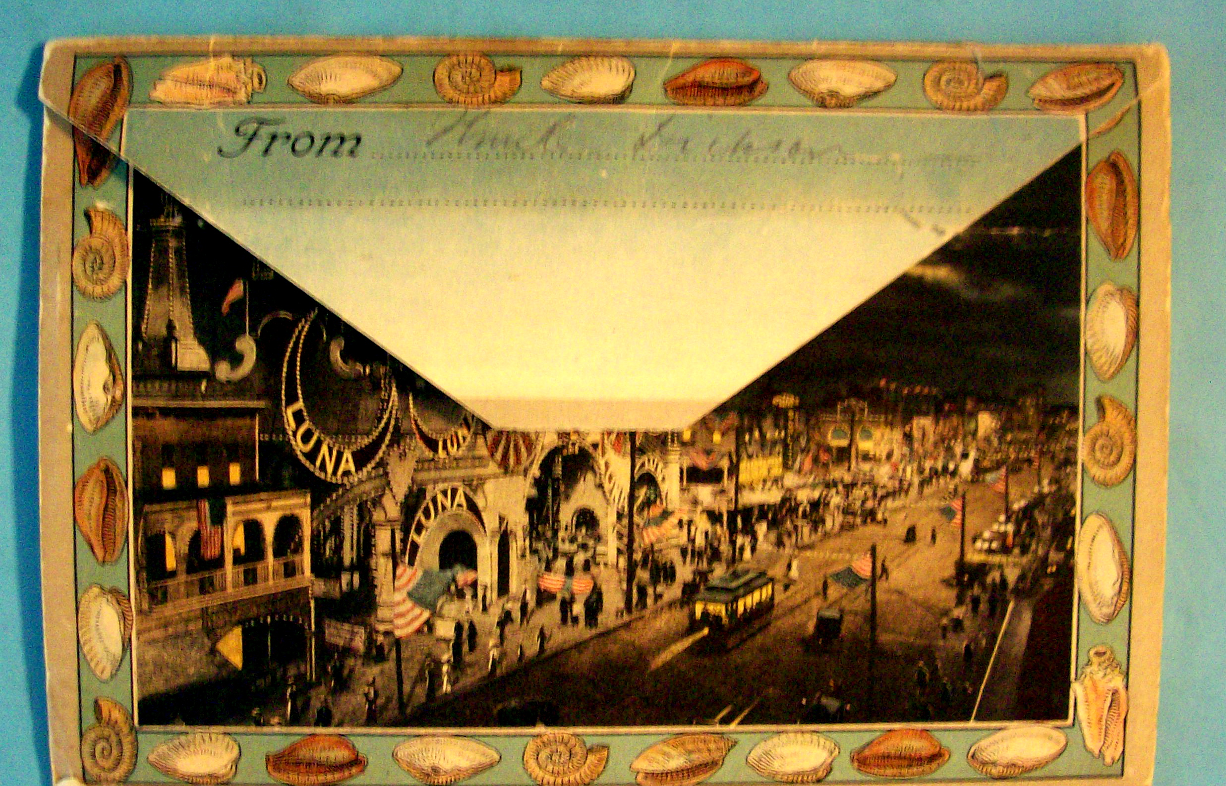 Souvenir Postcard Folder of  Coney Island, New York