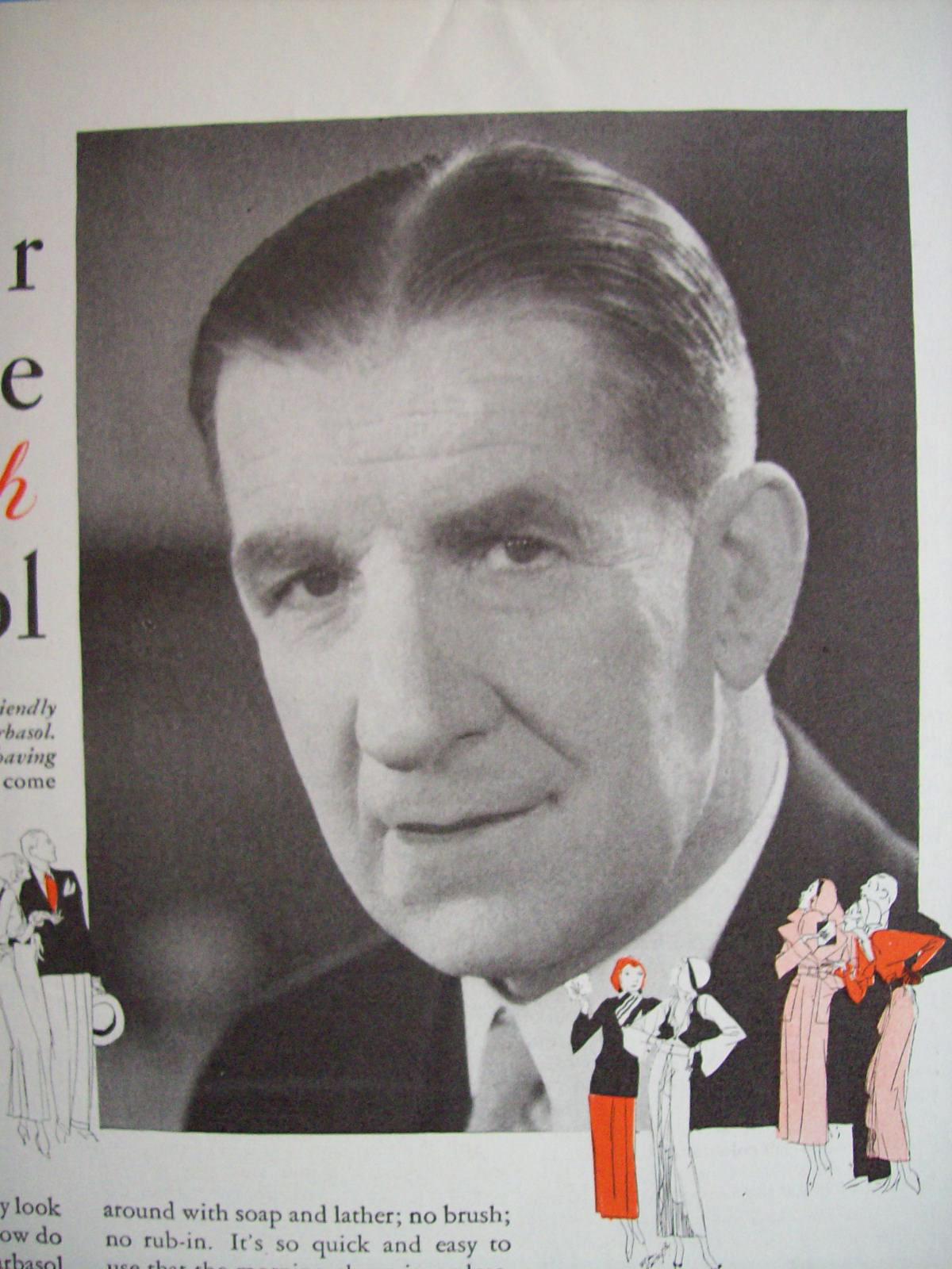 Vintage Ad: 1926 Barbasol with James J. Corbett