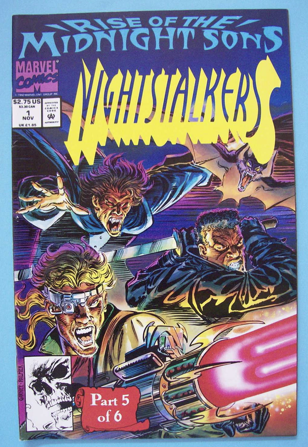 Rise Of The Midnight Sons Comic-Nov 1992-Nightstalkers