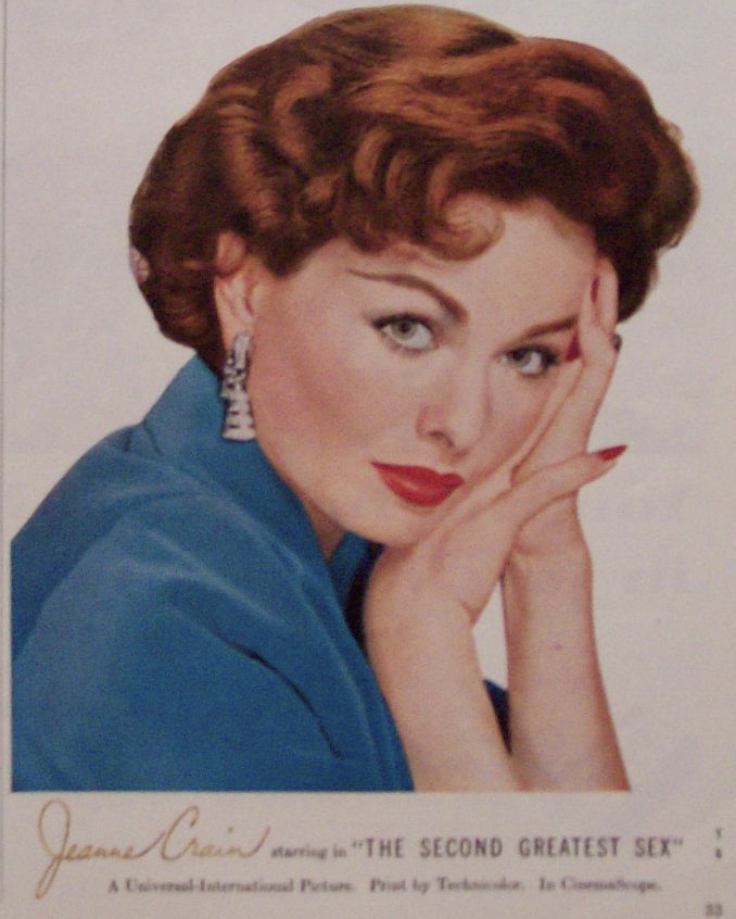 1956 Lustre-Creme Shampoo with Star Jeanne Crain