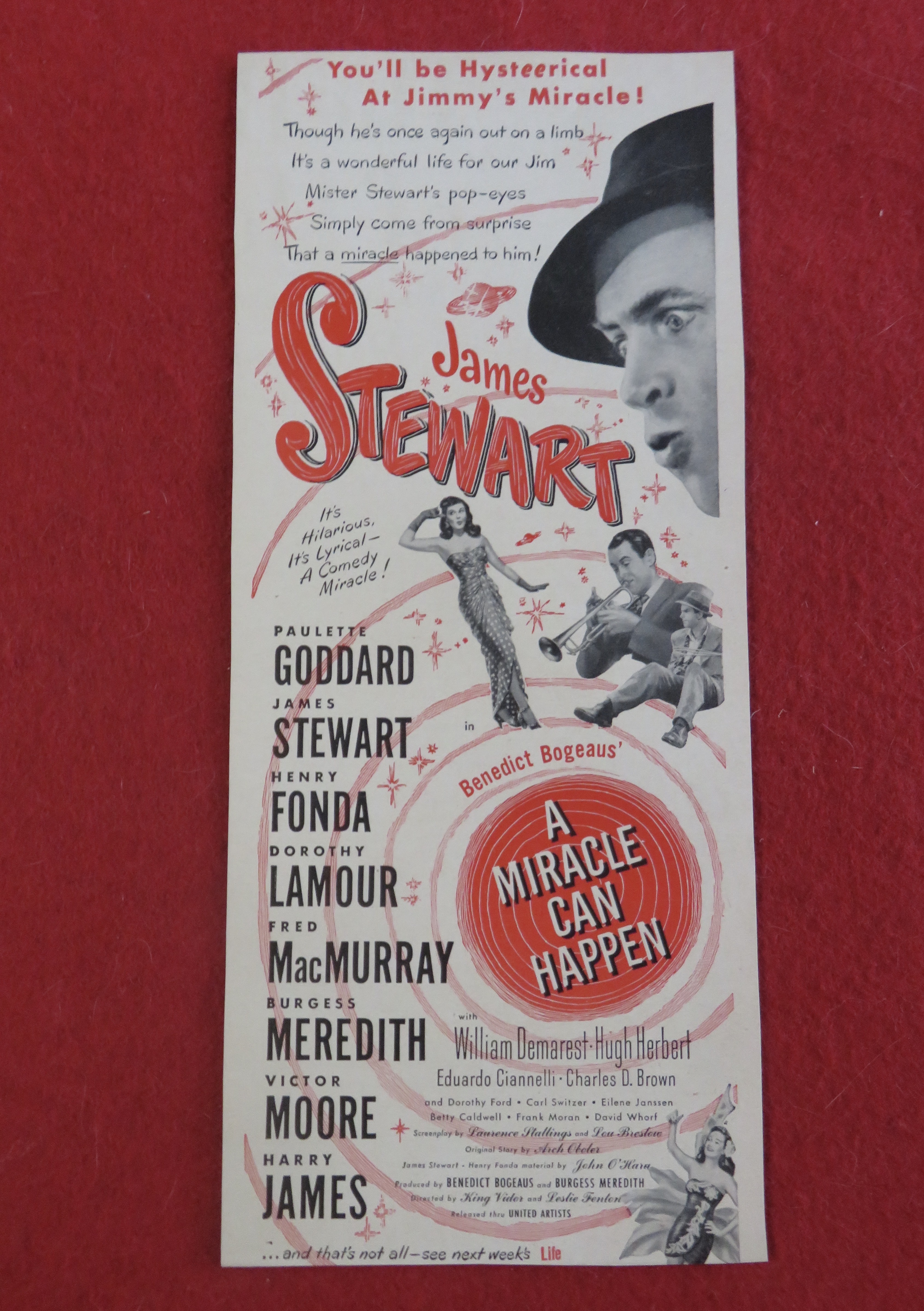 1948 A Miracle Can Happen with James Stewart