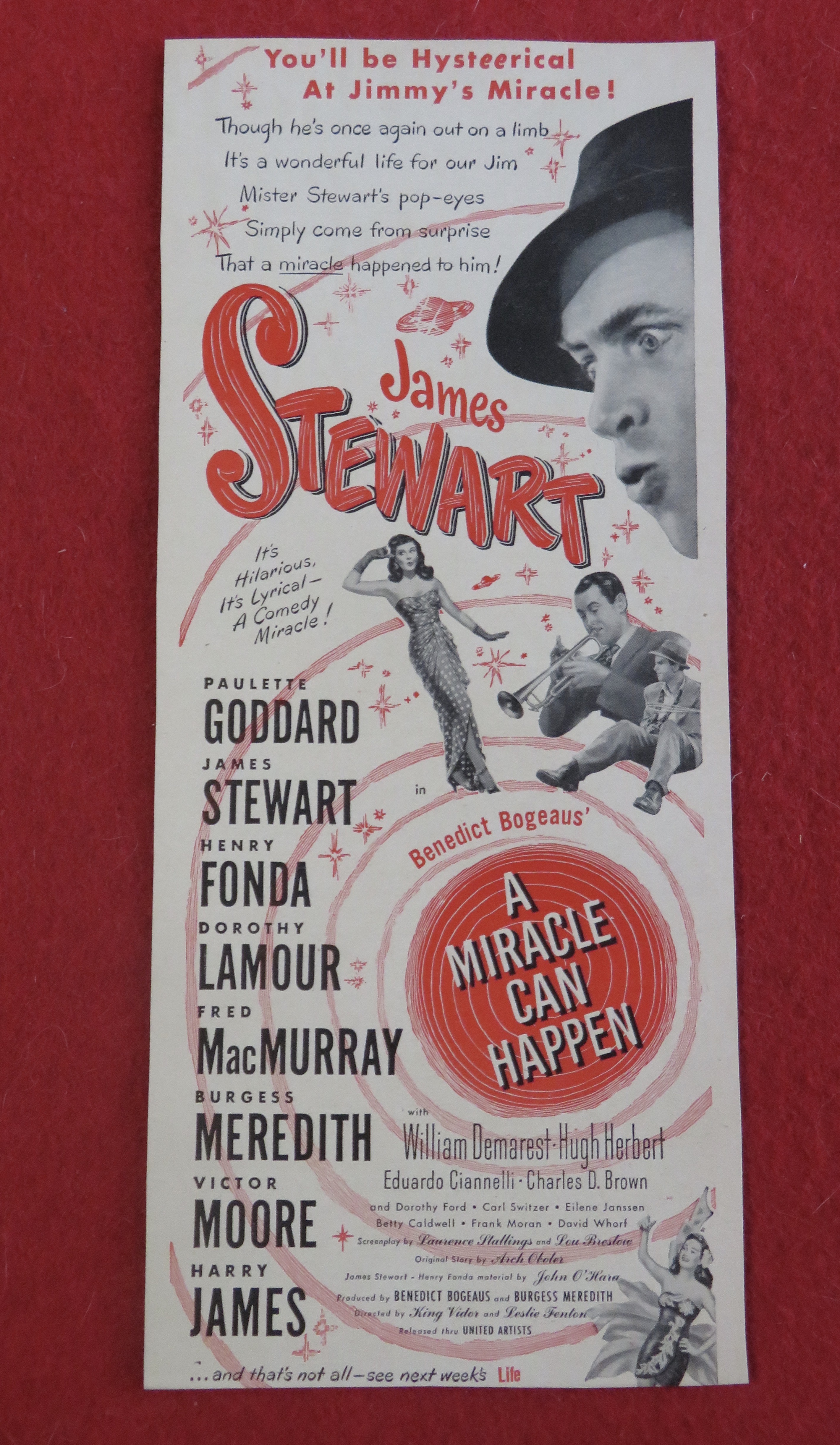 1948 A Miracle Can Happen with James Stewart