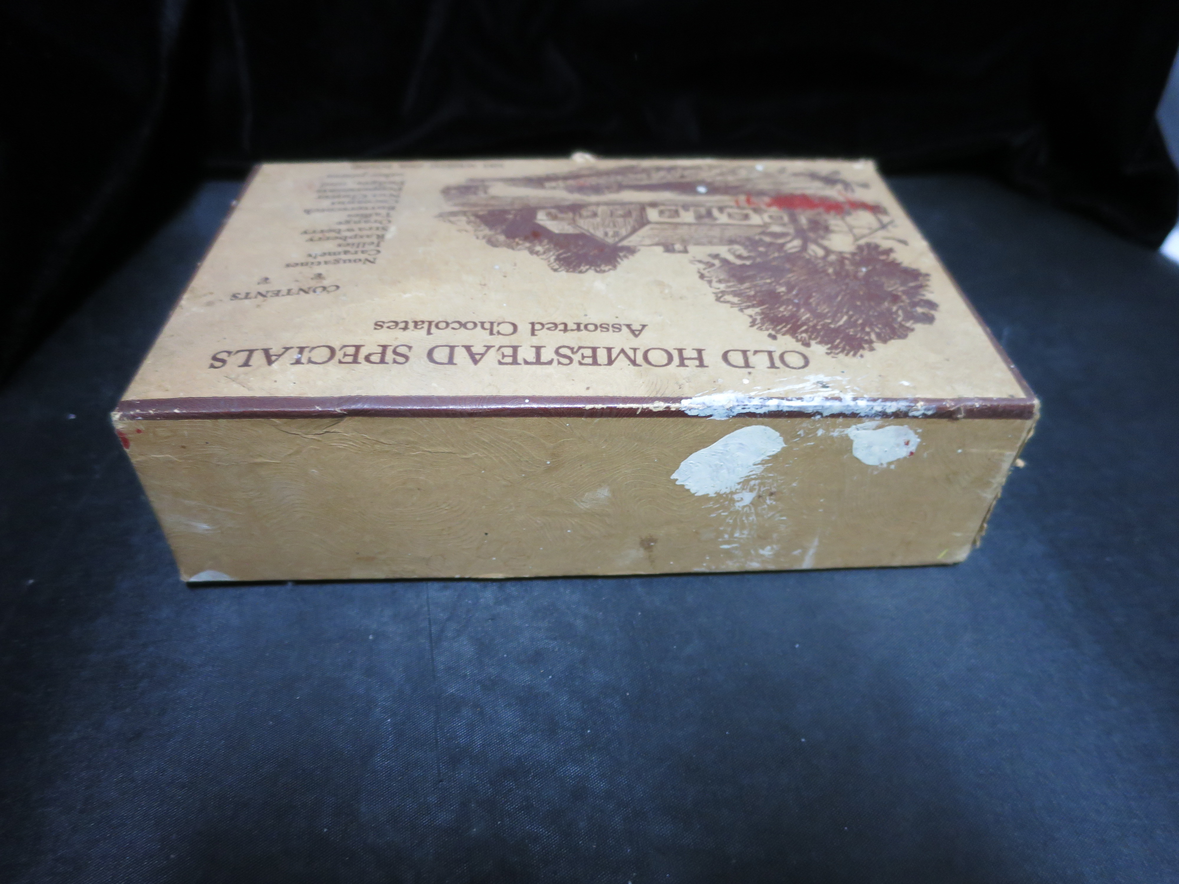 Vintage Old Homestead Specials Cardboard Chocolate Box