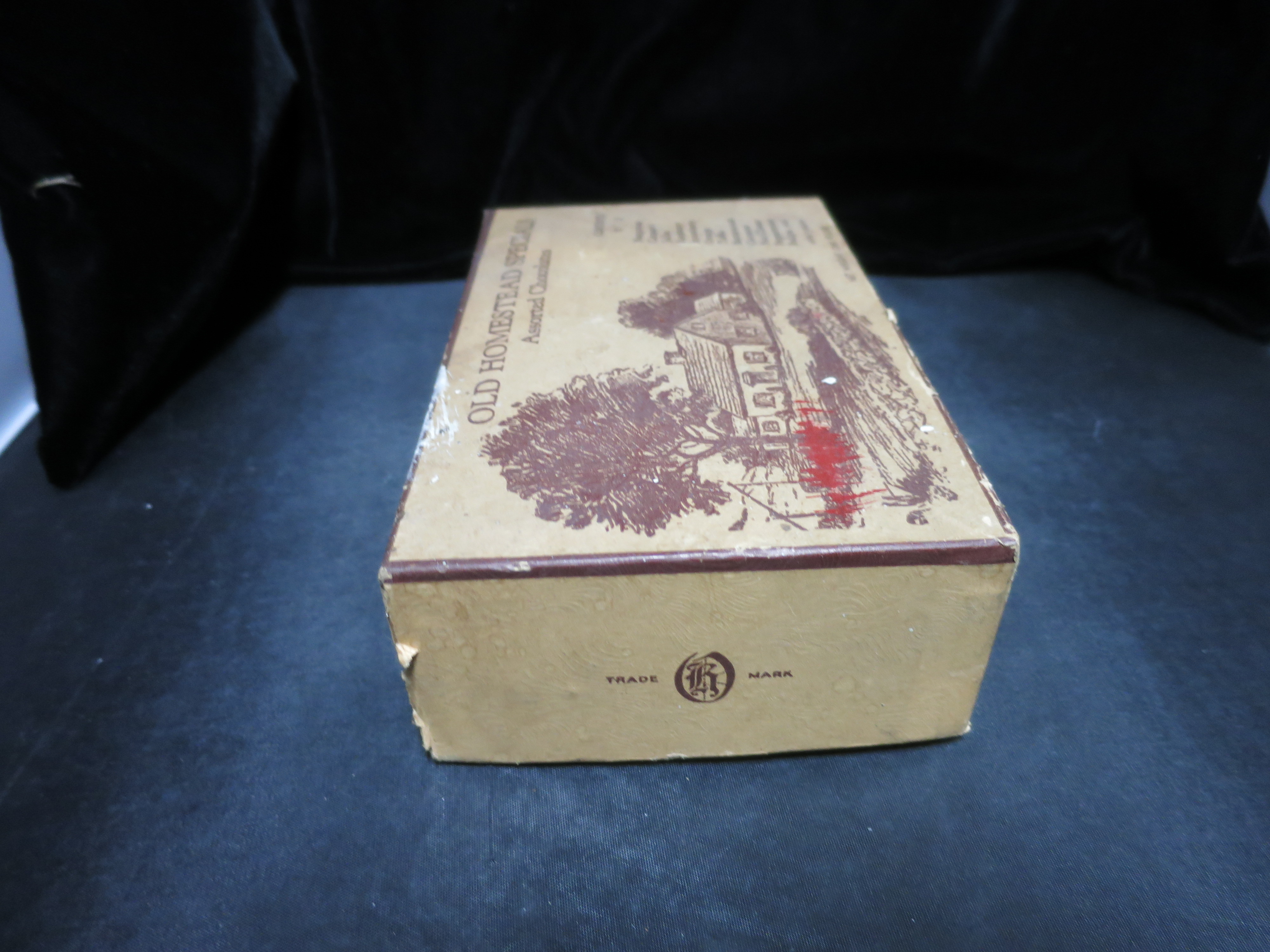 Vintage Old Homestead Specials Cardboard Chocolate Box