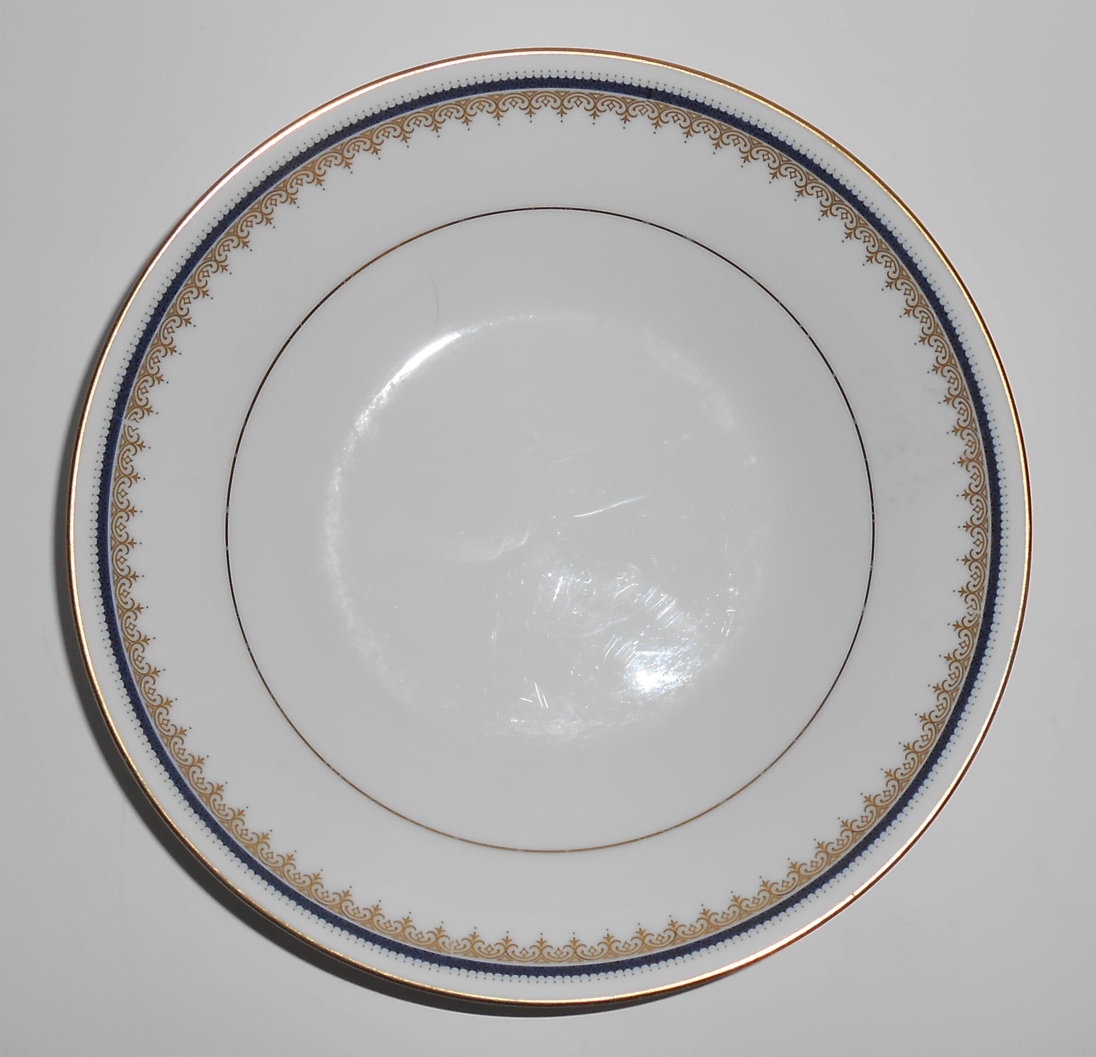 Noritake Porcelain China Cordon 2217 Soup Bowl