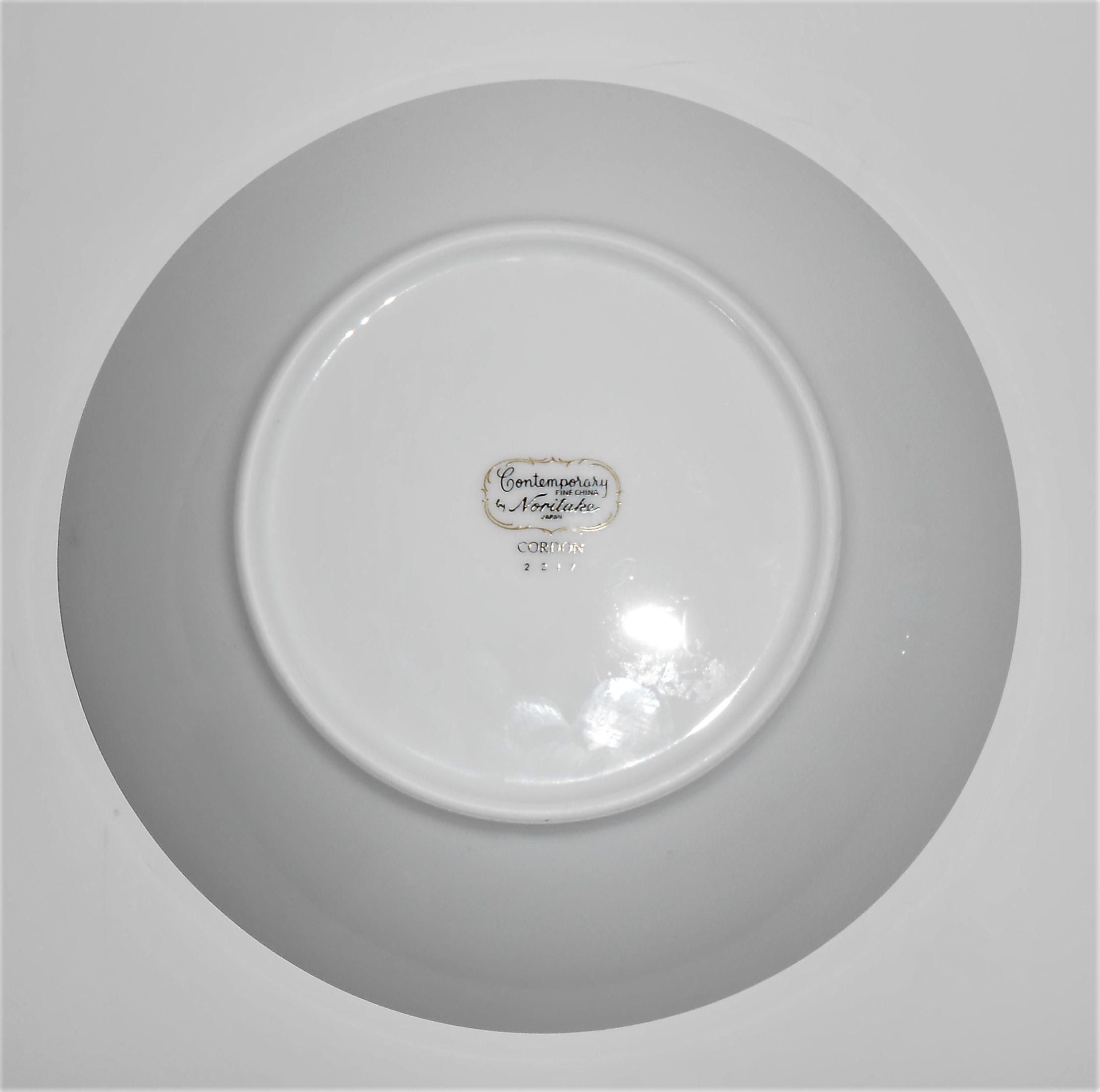 Noritake Porcelain China Cordon 2217 Soup Bowl