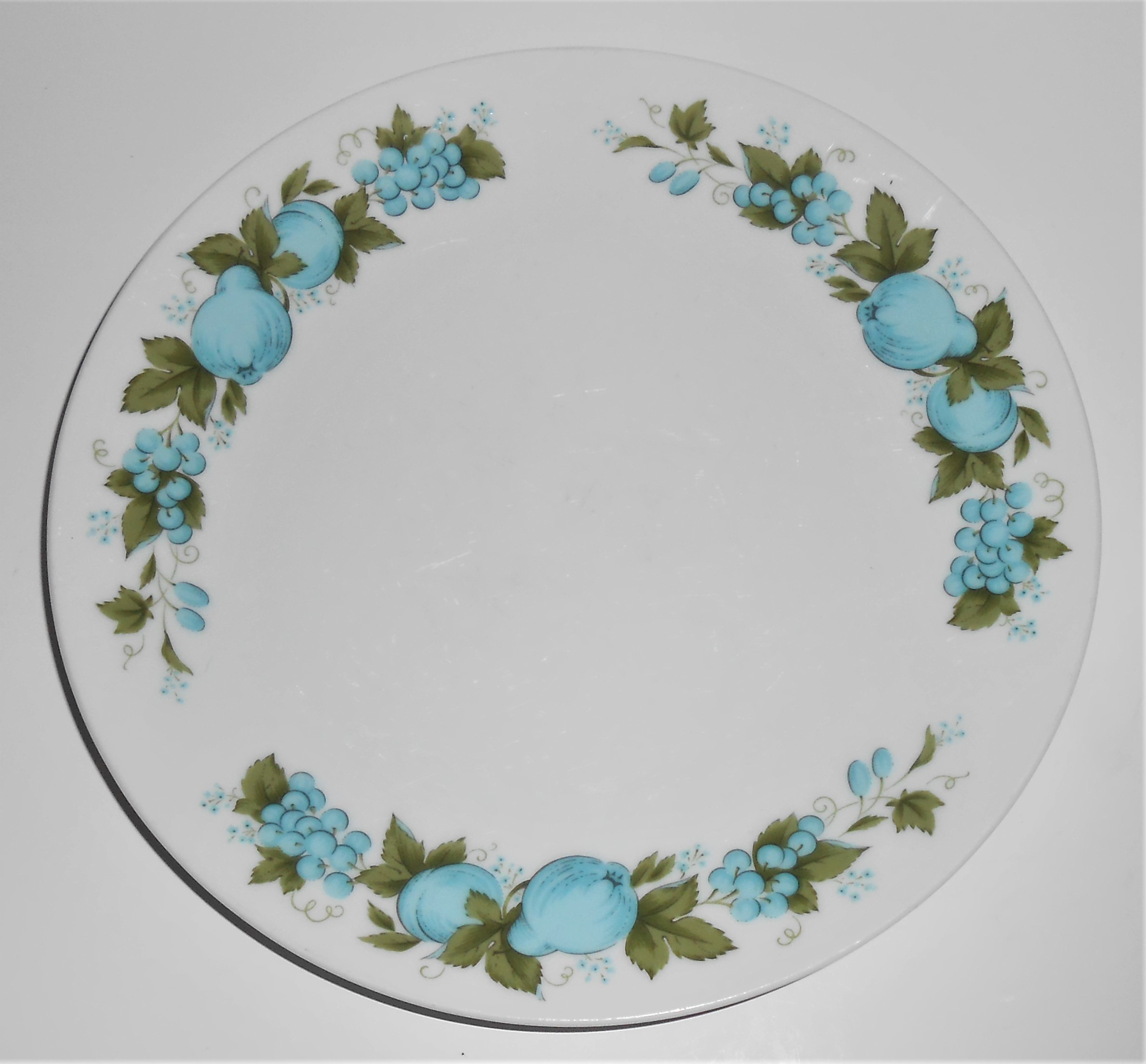 Noritake Porcelain China 6695 Blue Orchard Salad Plate