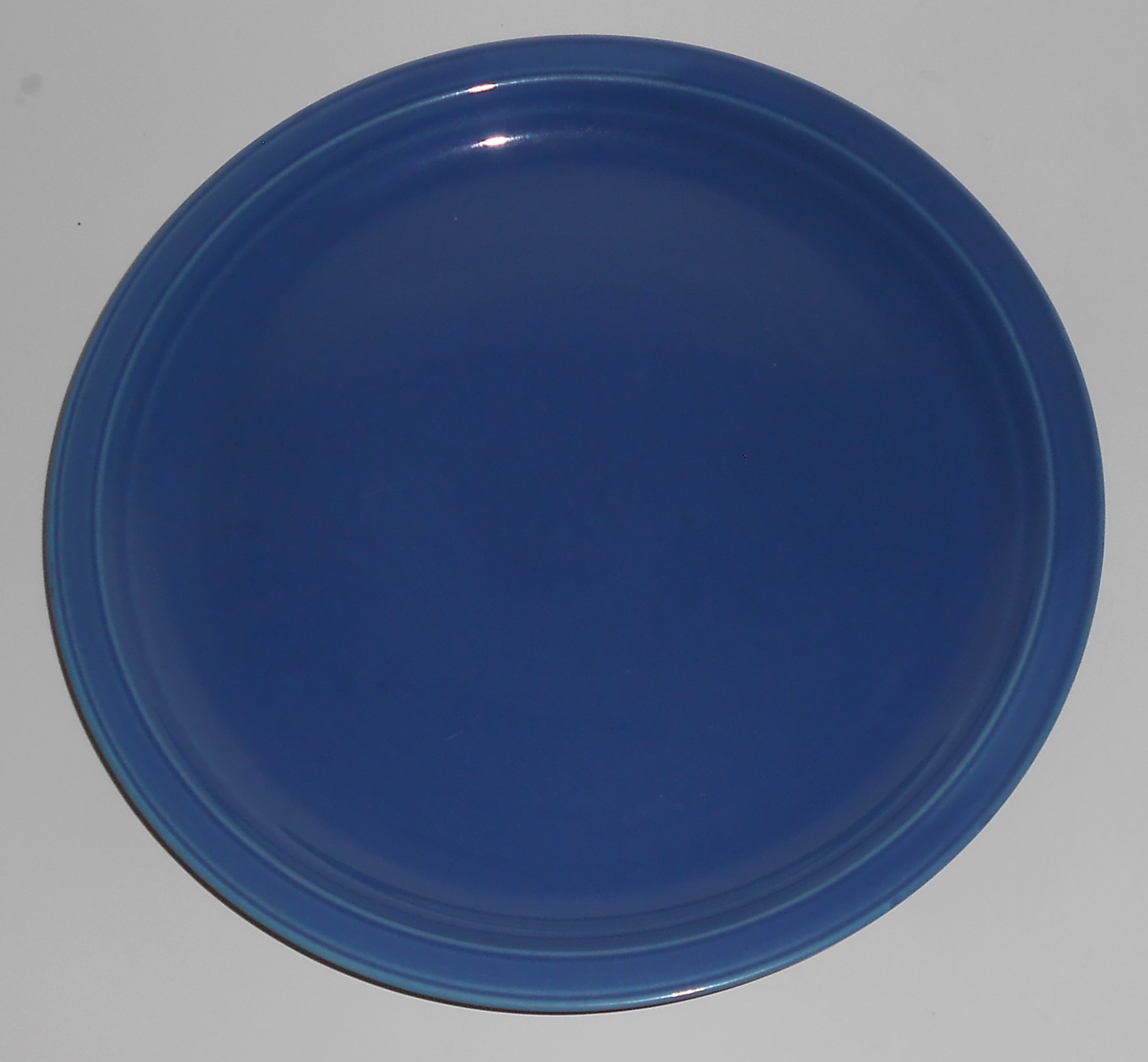 Coors Pottery Rock-Mount Blue Dinner Plate