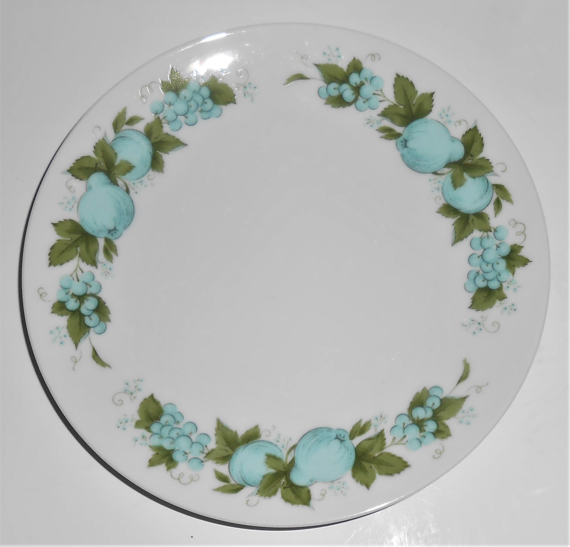 Noritake Porcelain China 6695 Blue Orchard Bread Plate