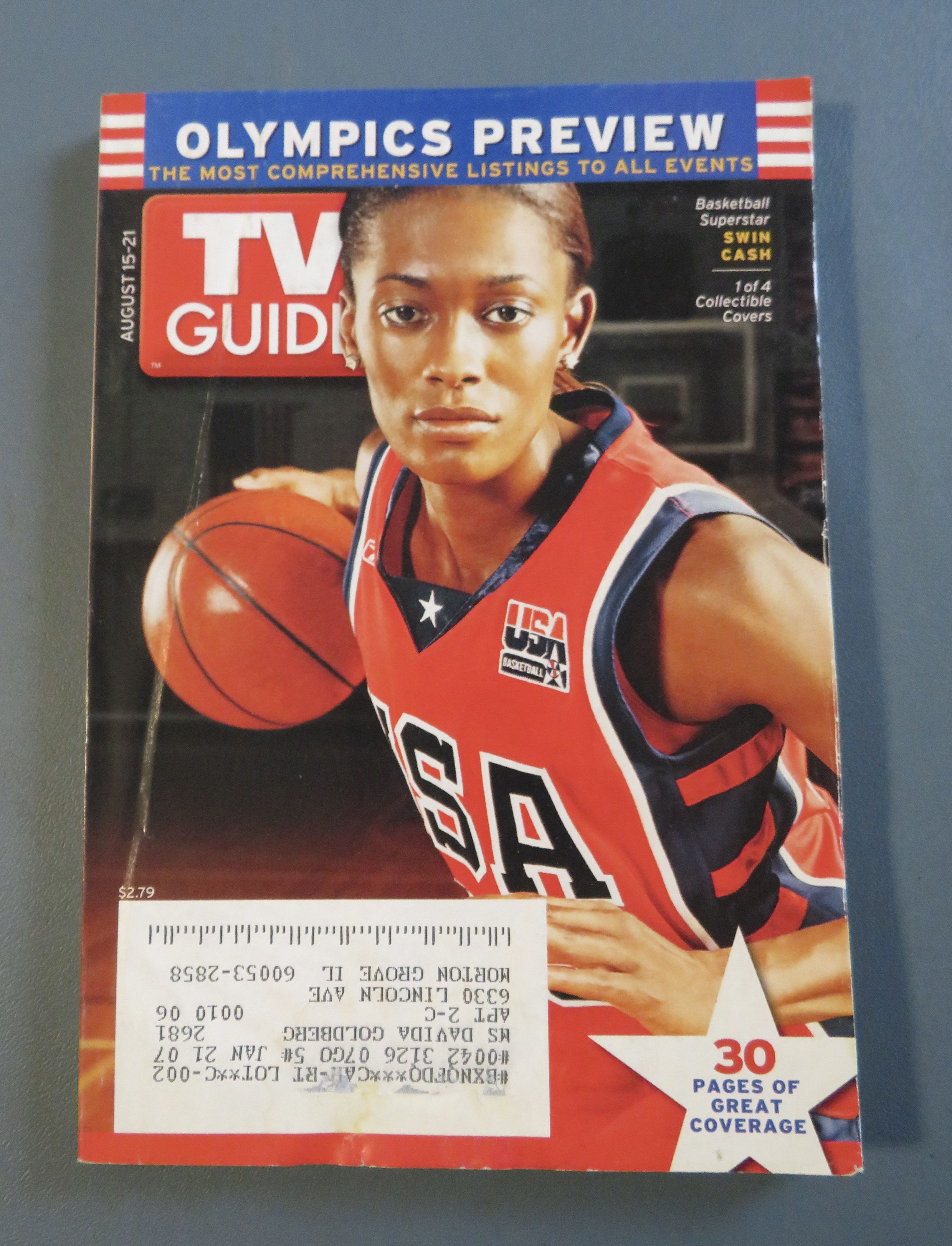 TV Guide August 15 - 21, 2004 Olympics Preview