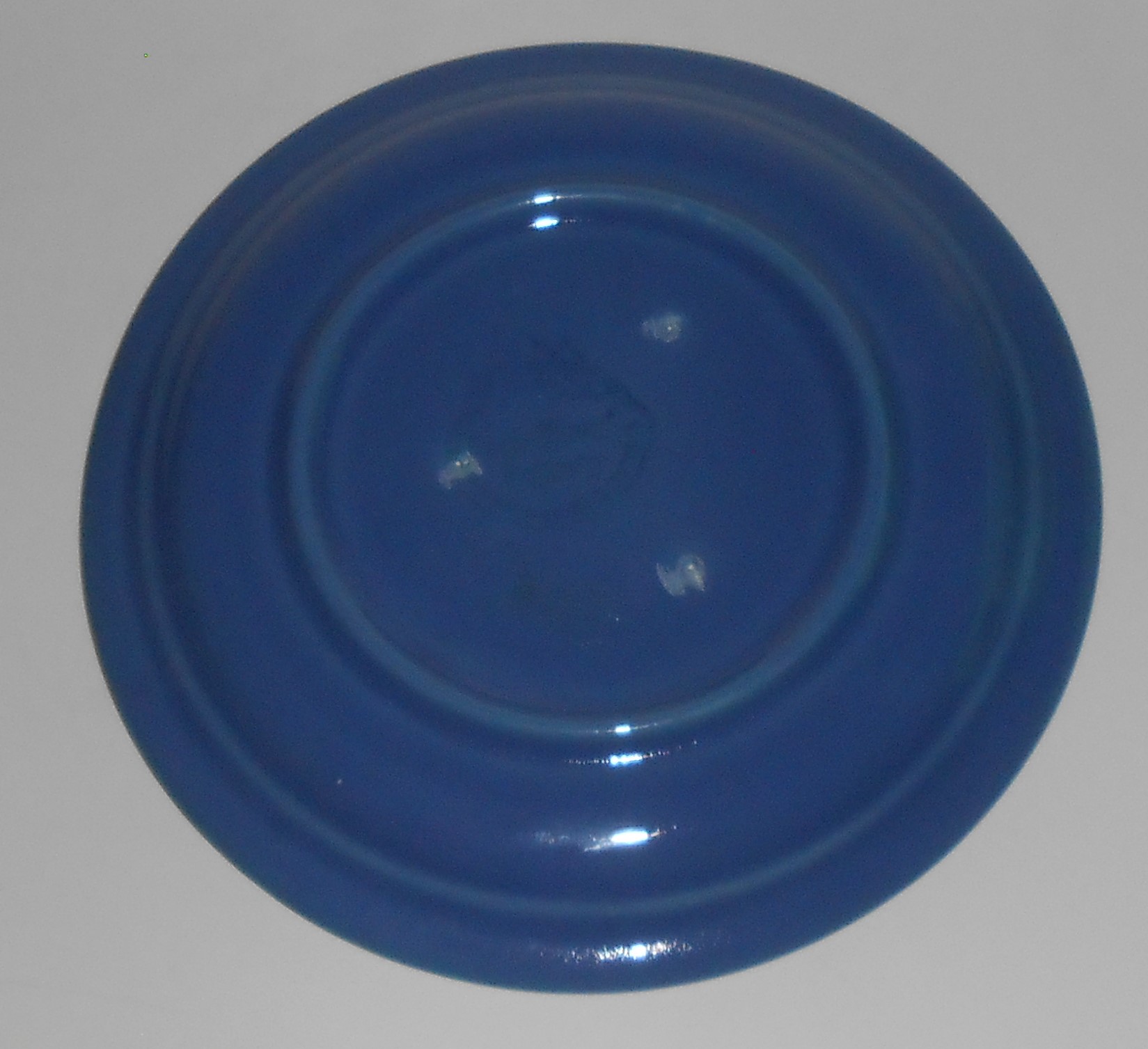 Coors Pottery Rock-Mount Blue Bread Plate