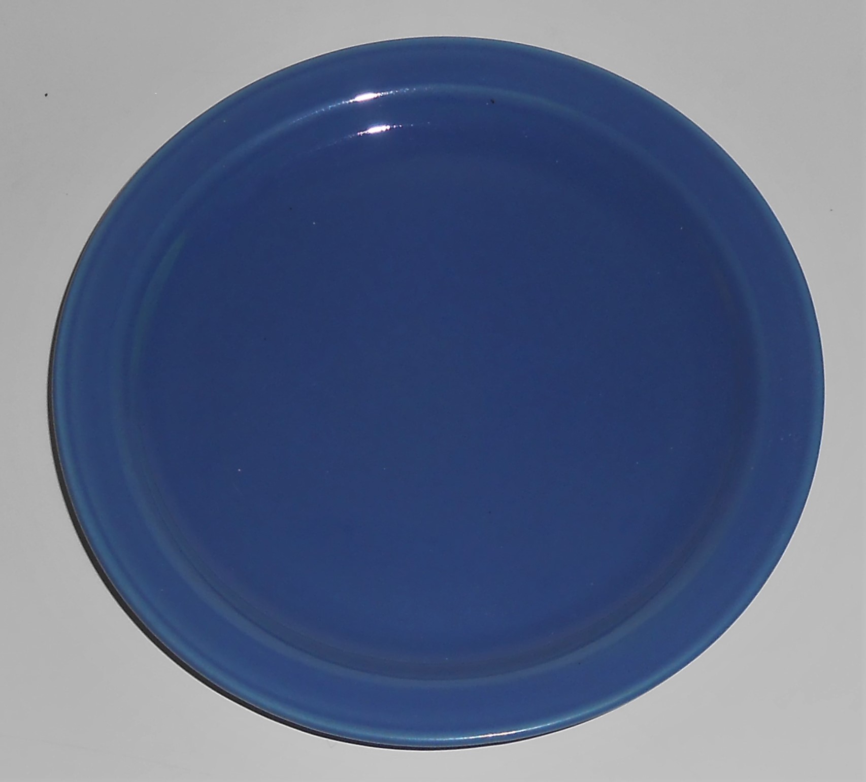 Coors Pottery Rock-Mount Blue Bread Plate