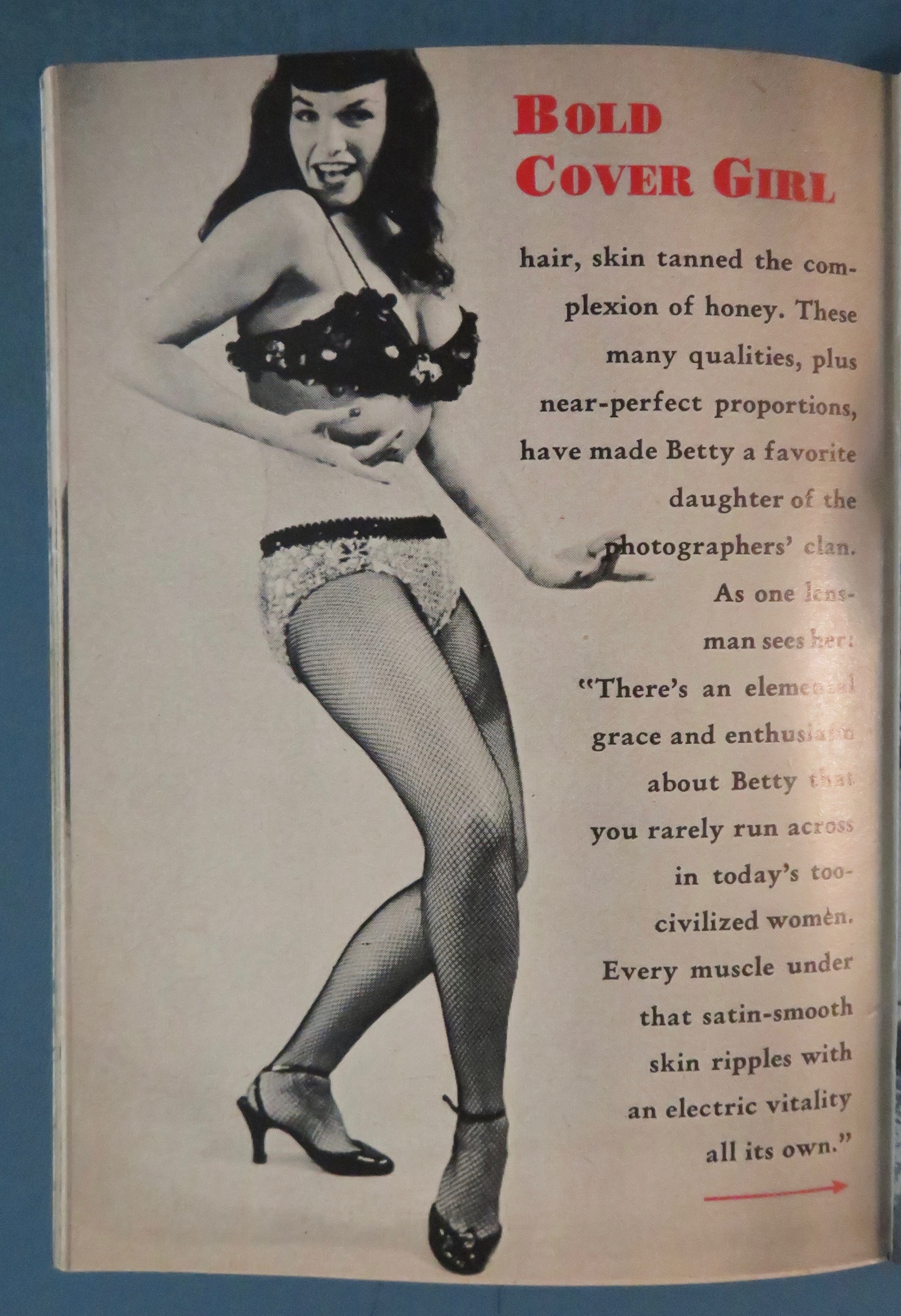 Bold Magazine April 1956 Betty Page