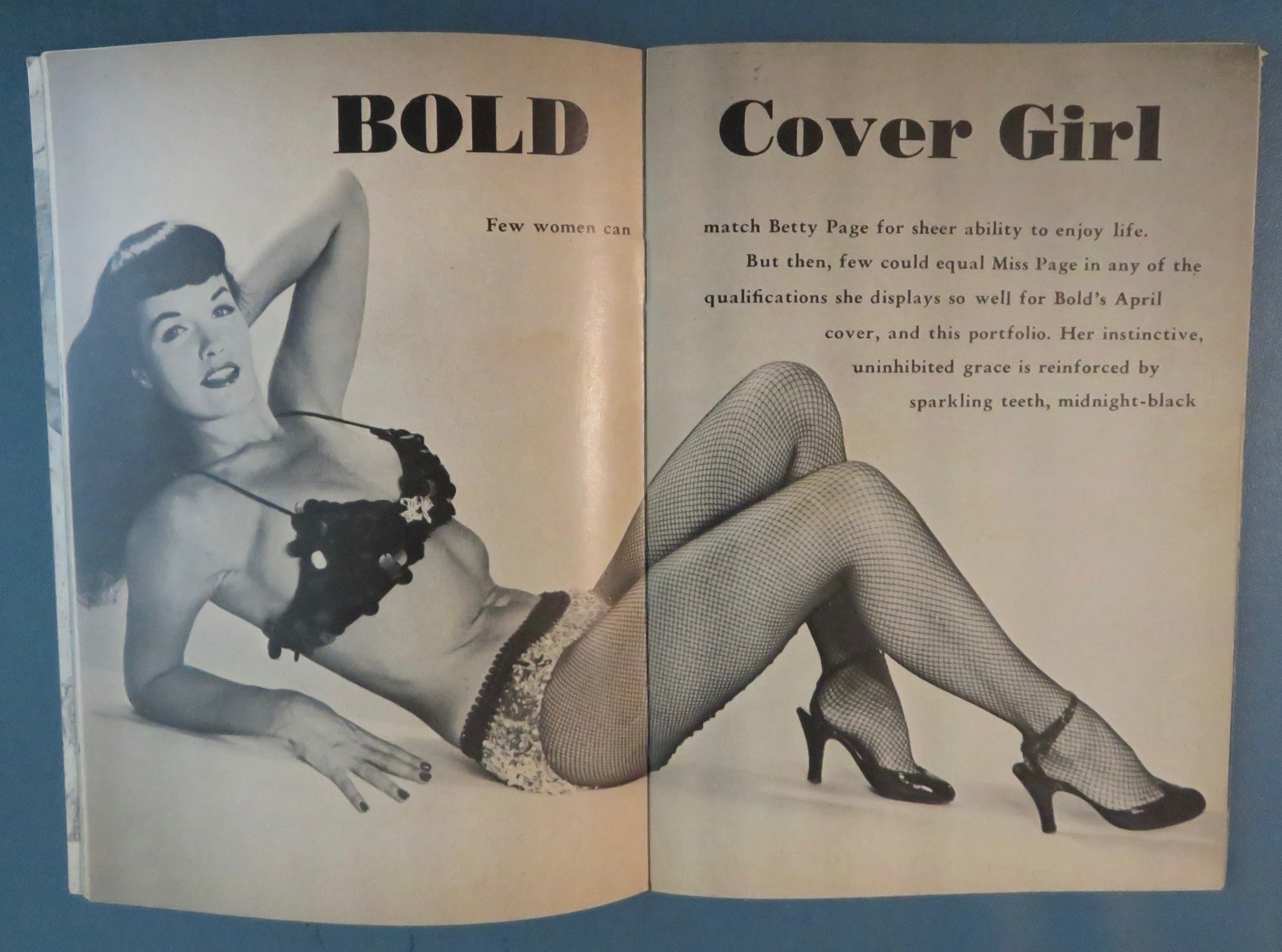 Bold Magazine April 1956 Betty Page