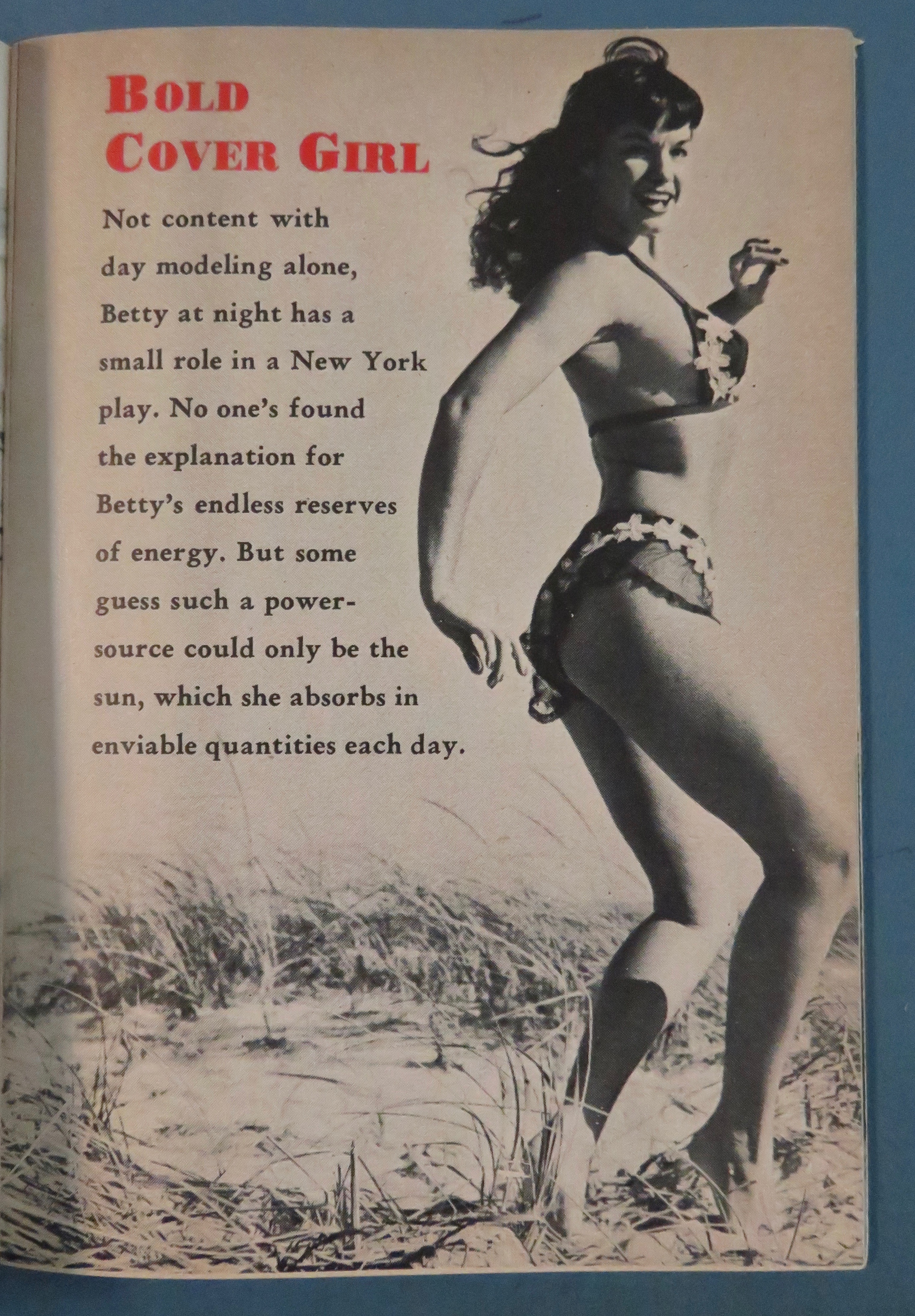 Bold Magazine April 1956 Betty Page