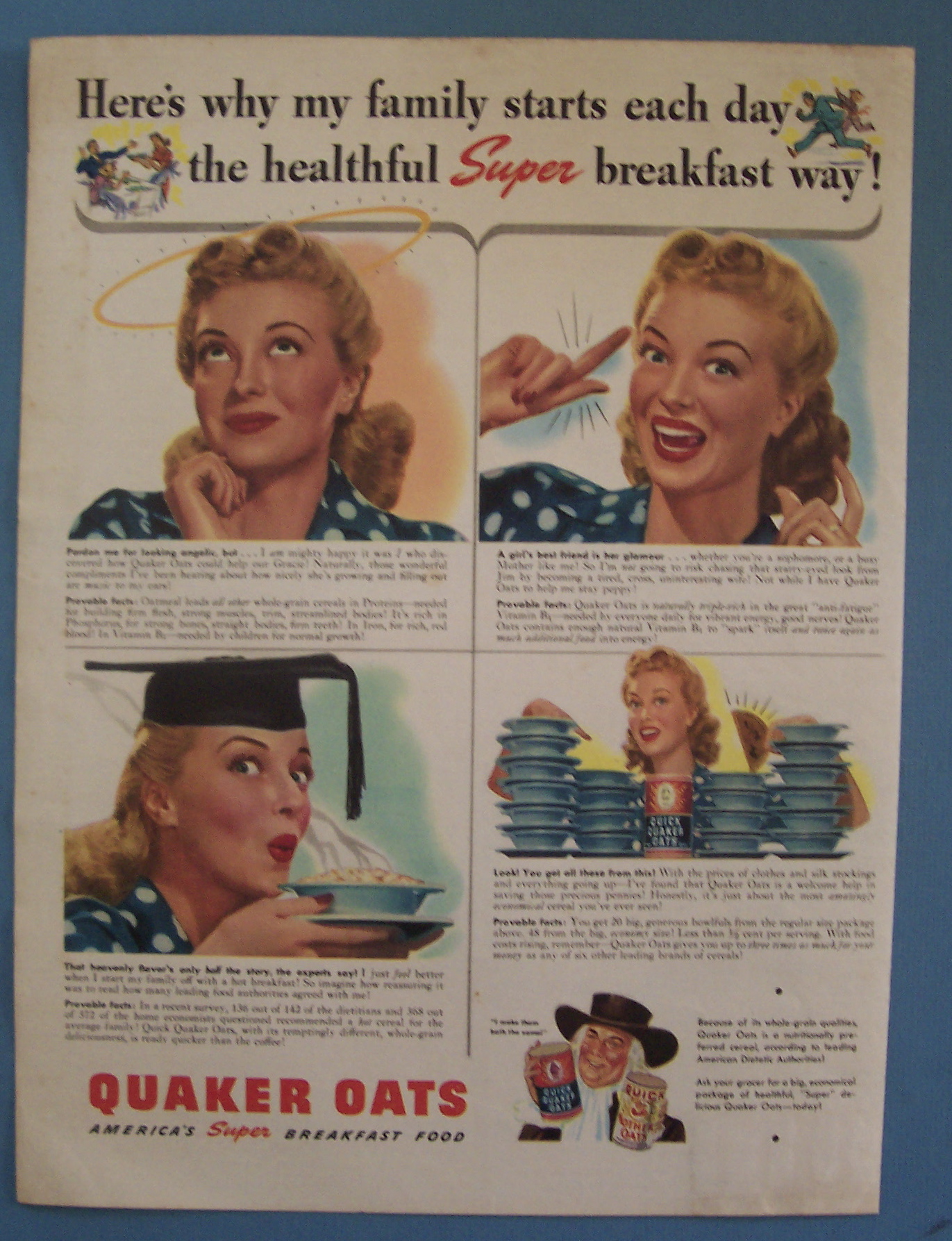 Vintage Ad: 1942 Quaker Oats