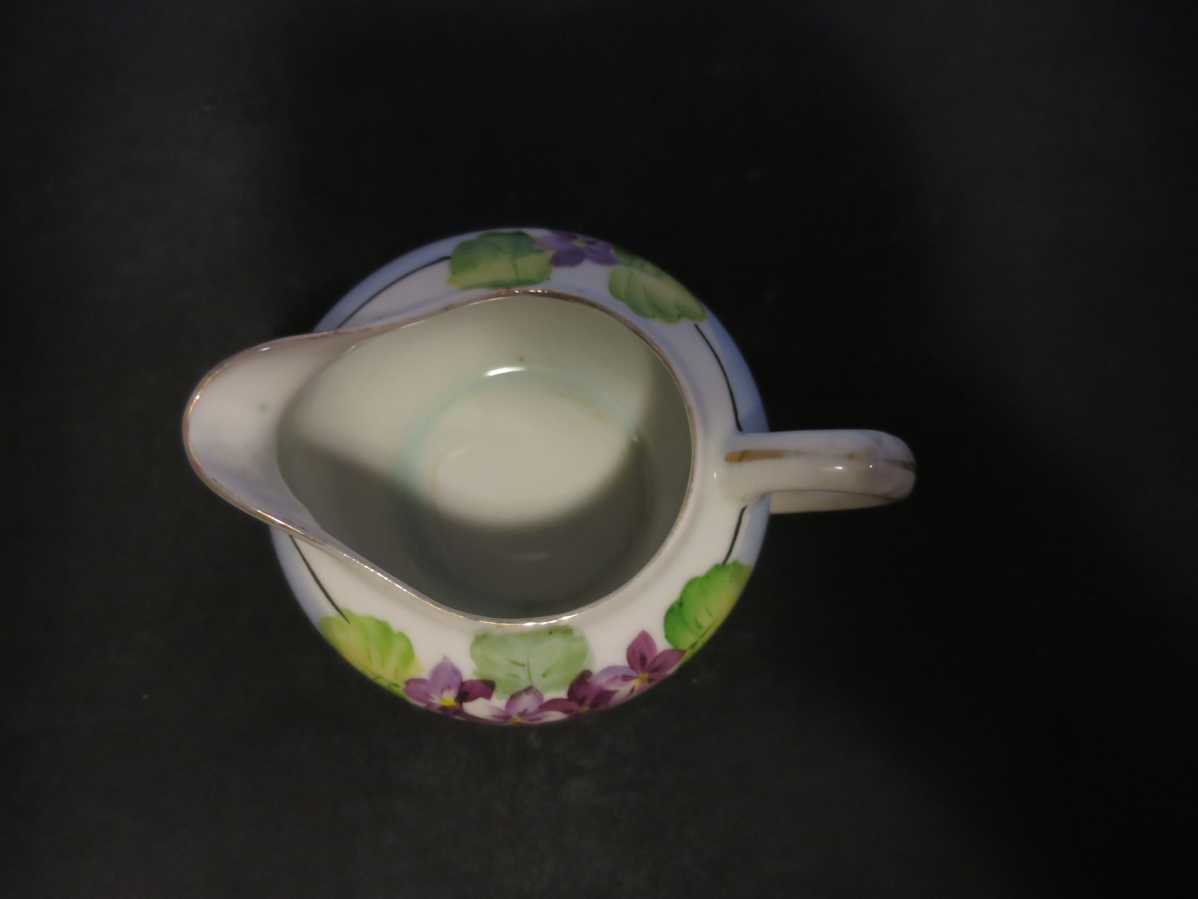 Floral Creamer marked Made in Japan
