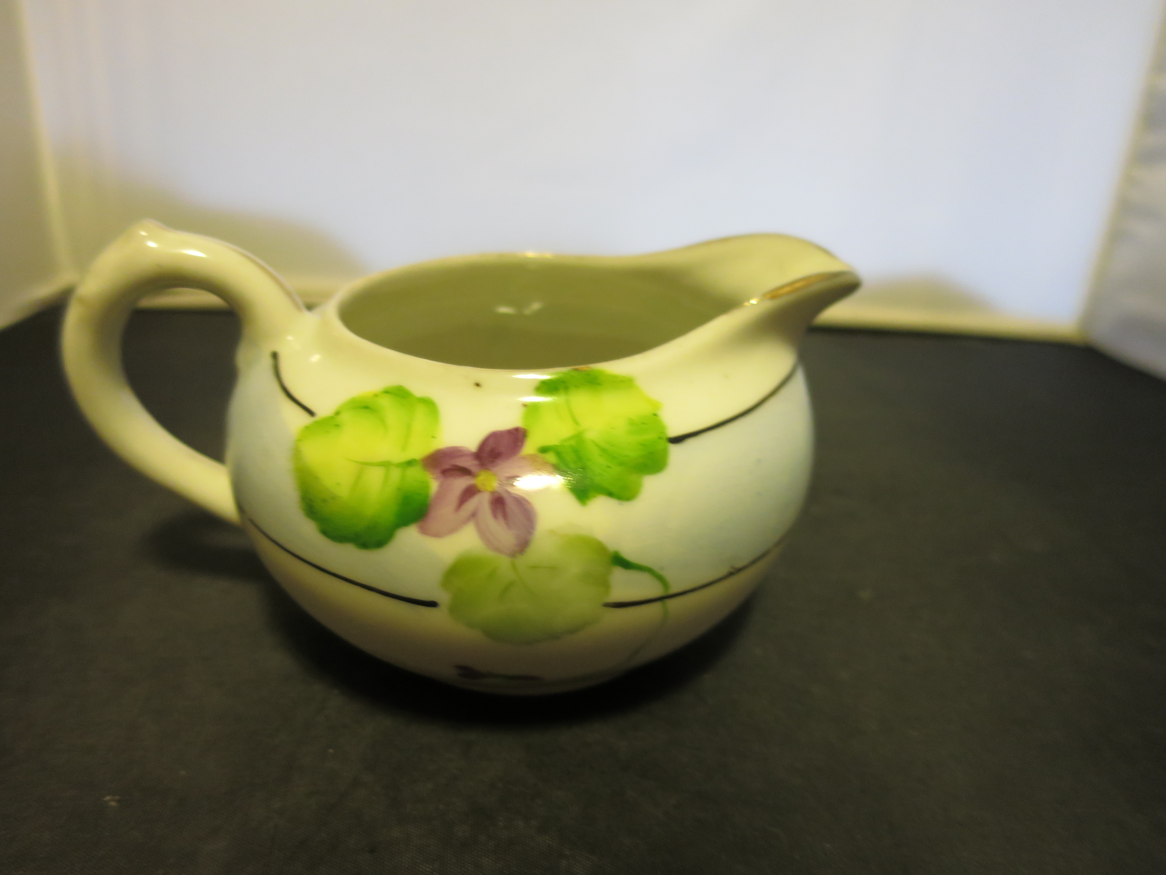 Floral Creamer marked Made in Japan