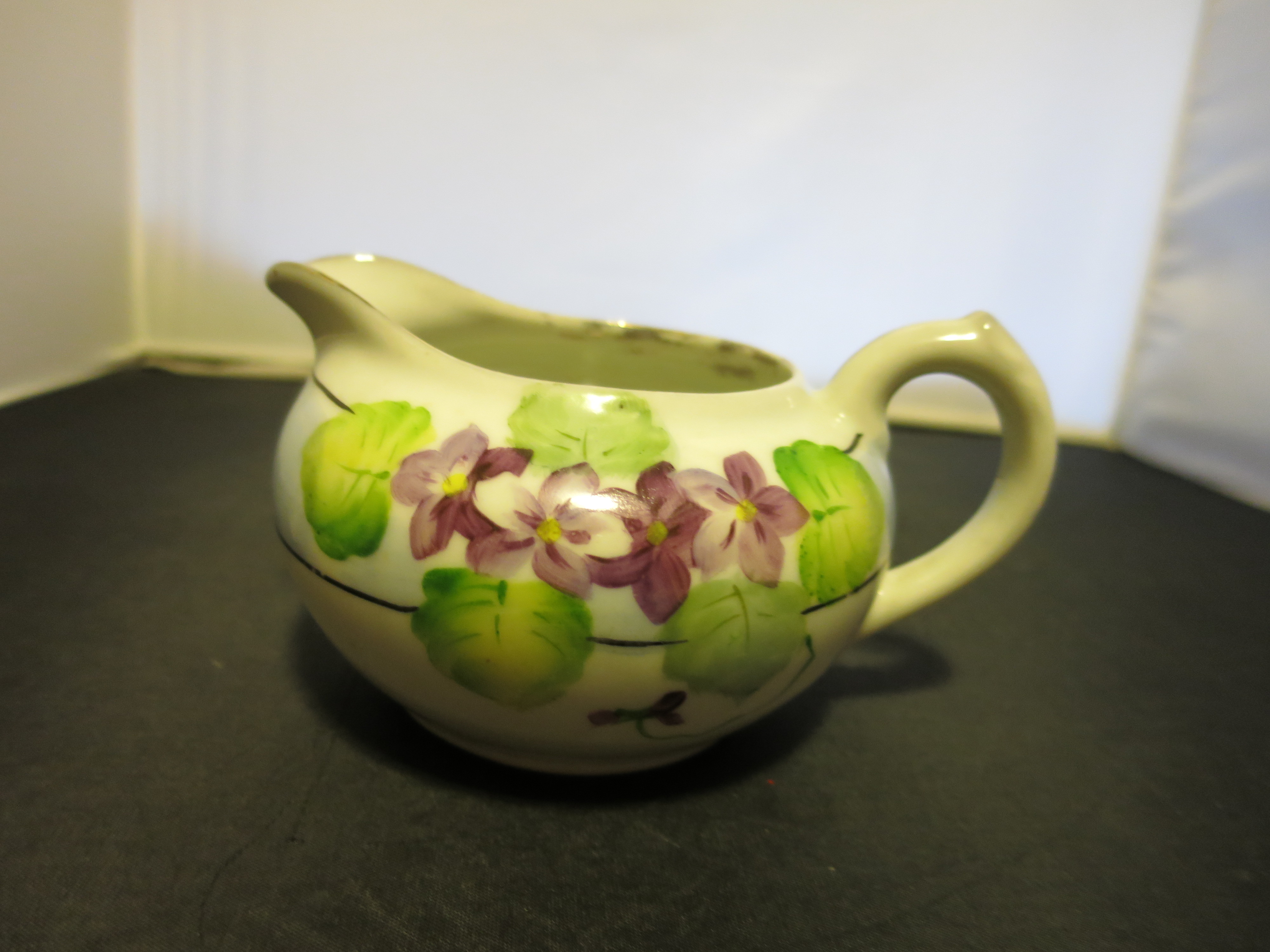 Floral Creamer marked Made in Japan