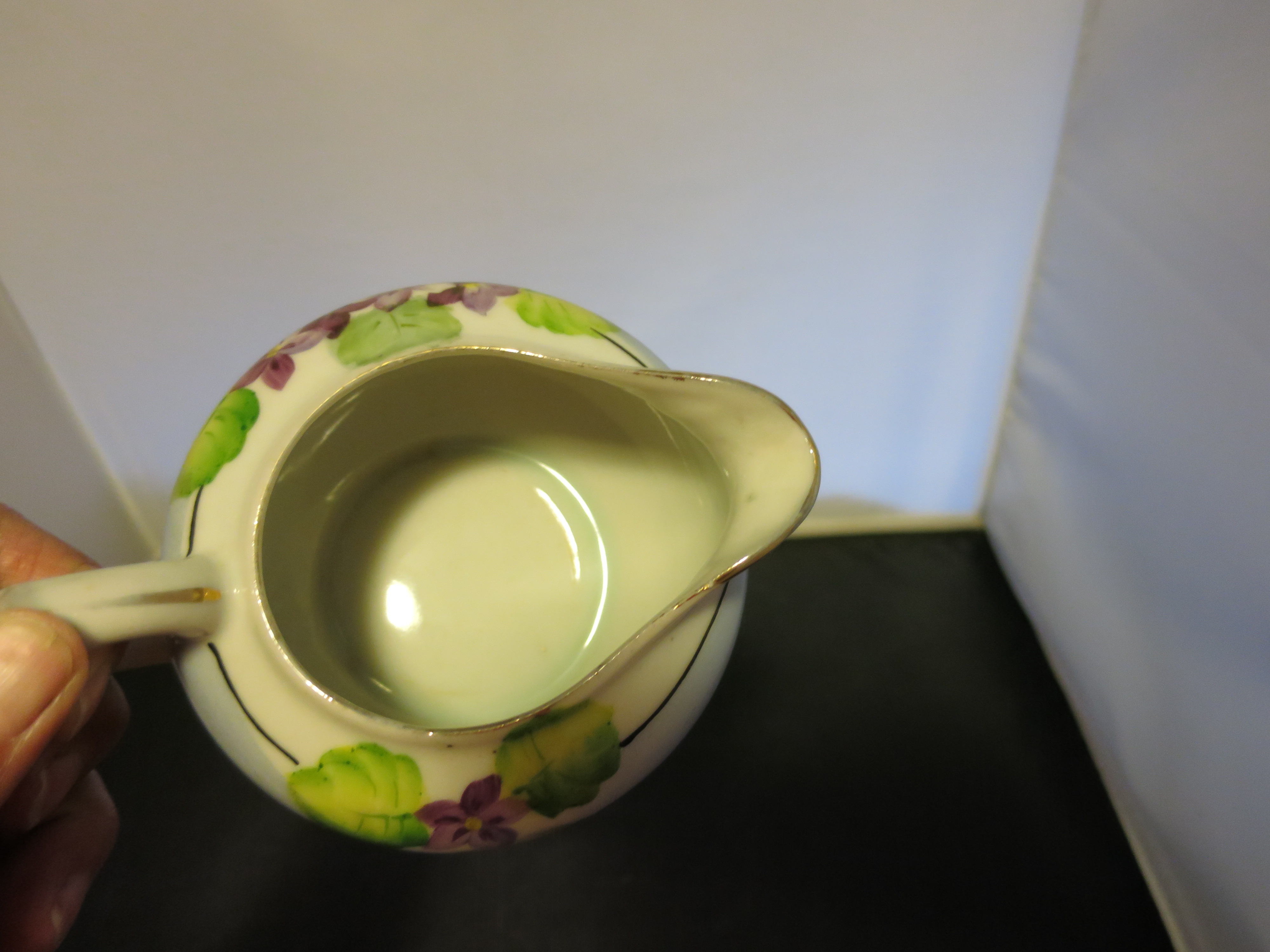 Floral Creamer marked Made in Japan
