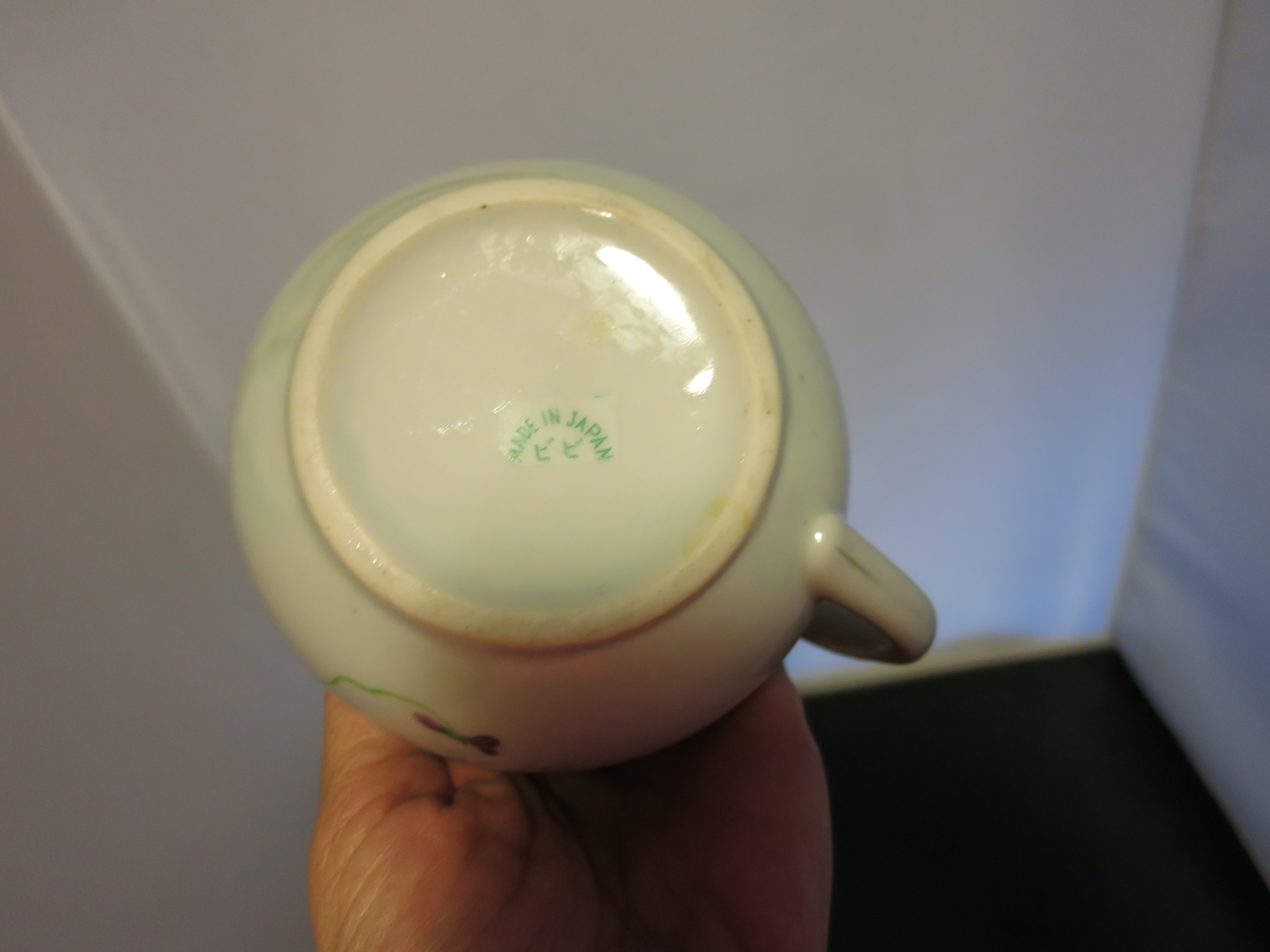 Floral Creamer marked Made in Japan