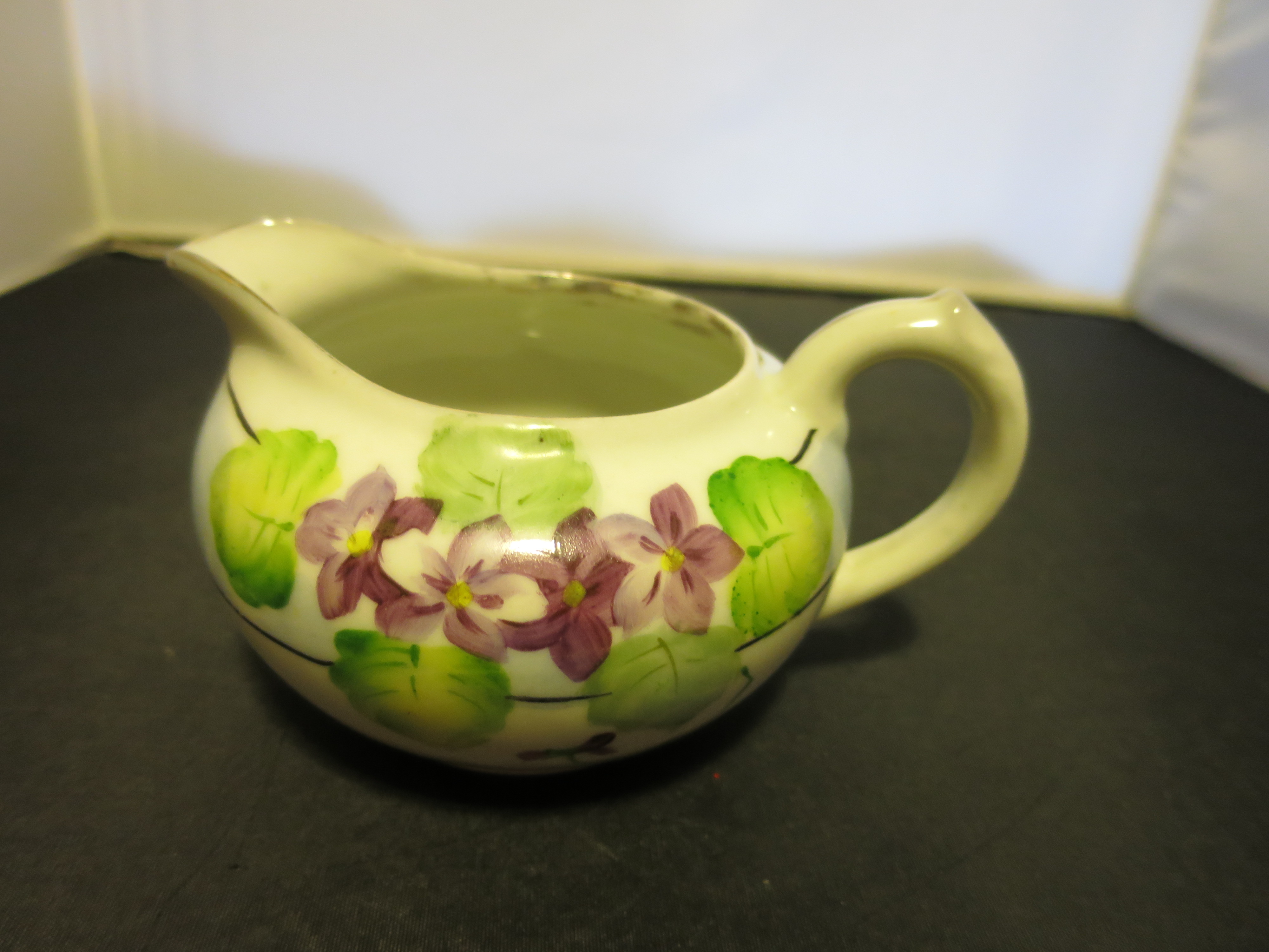 Floral Creamer marked Made in Japan