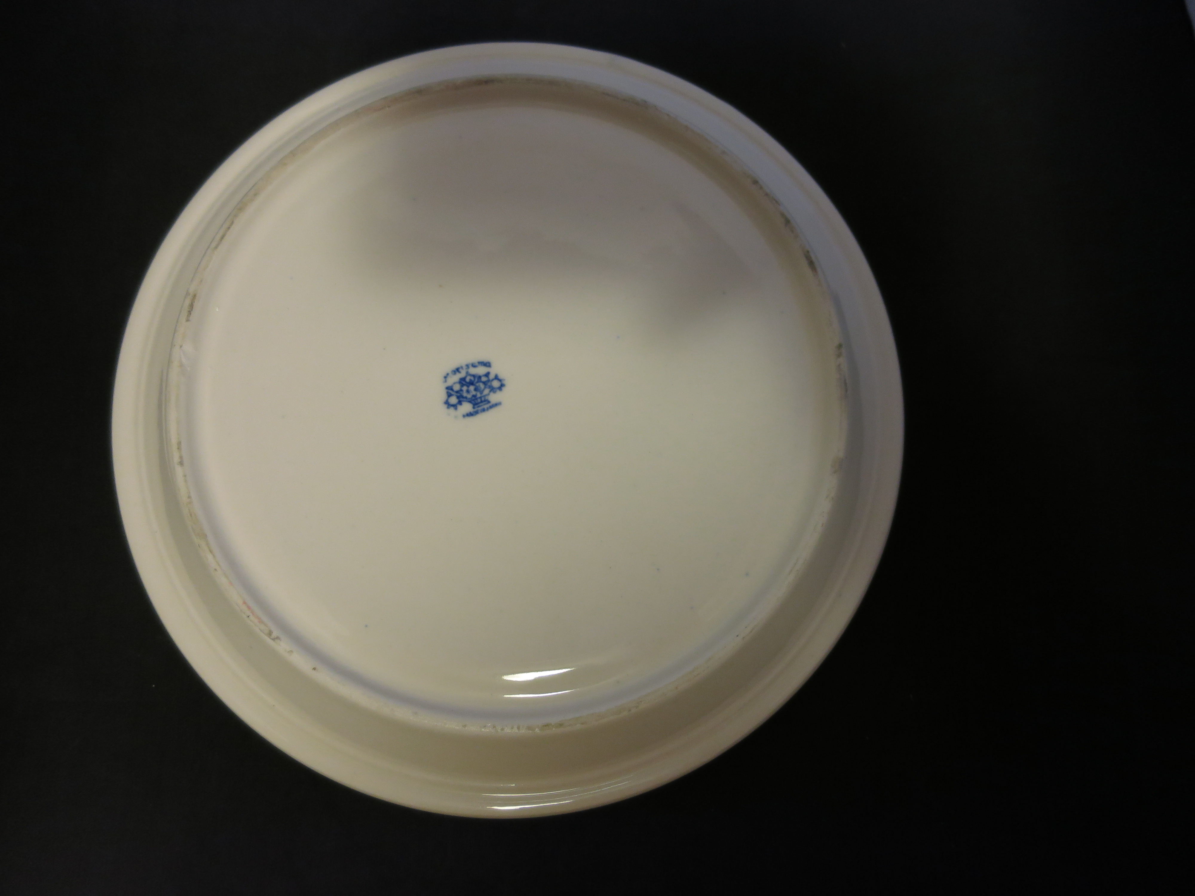 Moriyama Blue Willow Divided Grill Plate Made in Japan