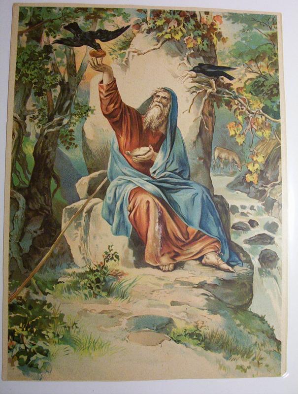 1890's Elijah Being Fed By The Birds