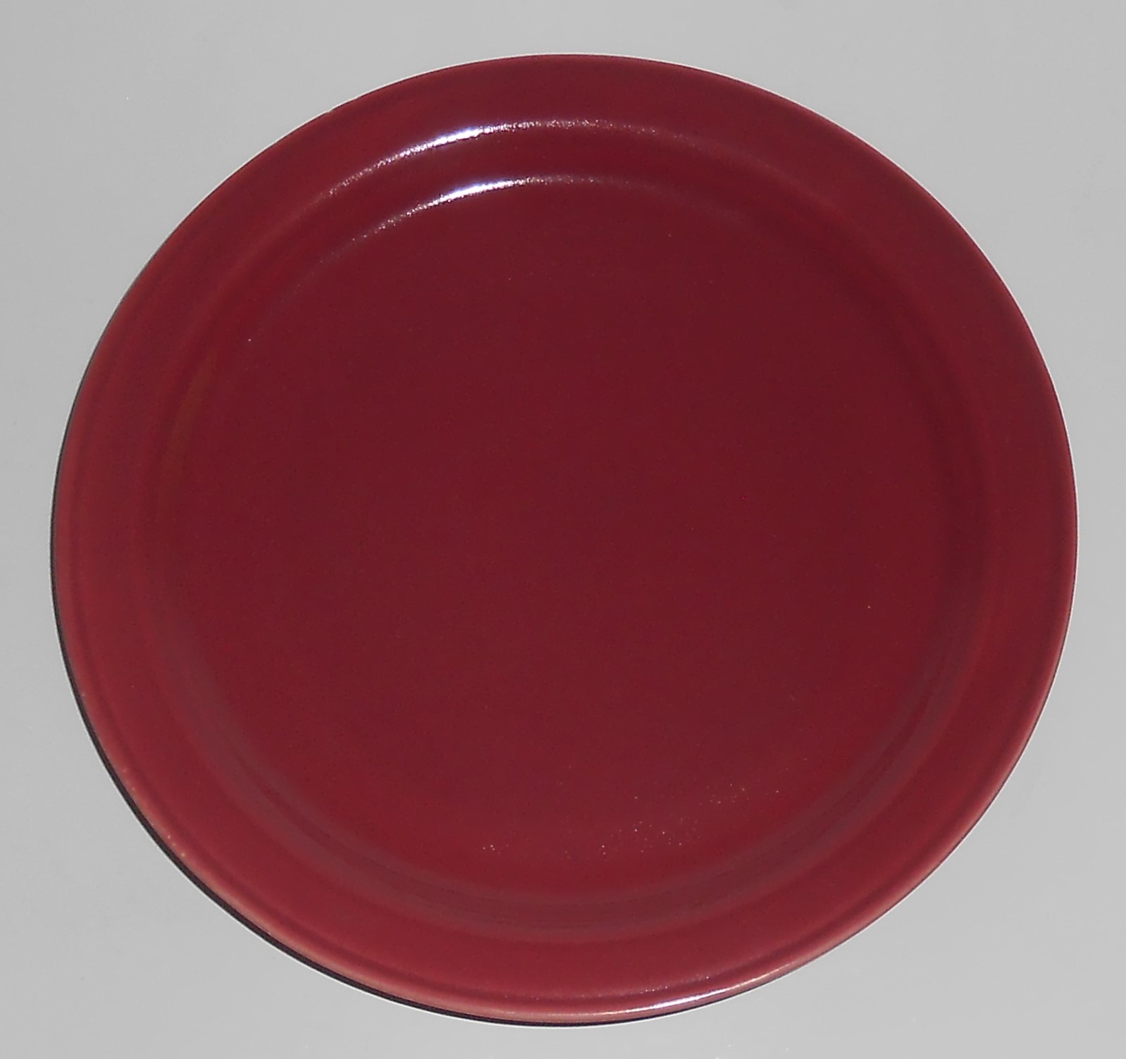 Coors Pottery Rock-Mount Red Bread Plate