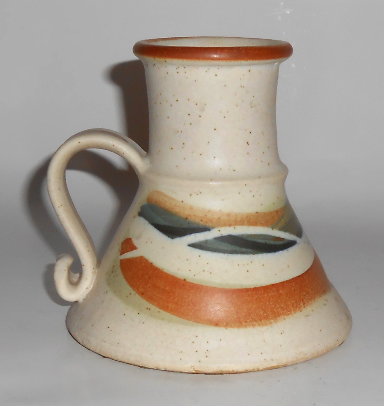 Bennett Welsh Studio Pottery Wheel Thrown Handled Mug