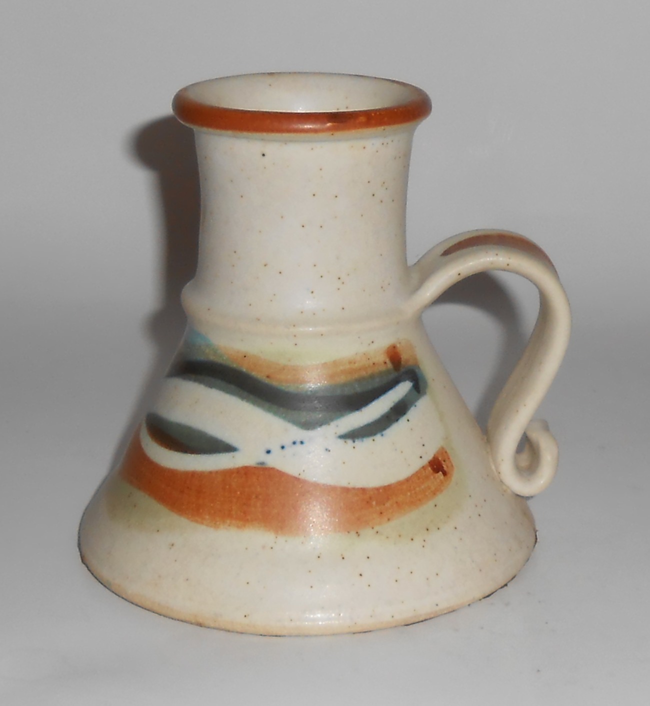 Bennett Welsh Studio Pottery Wheel Thrown Handled Mug