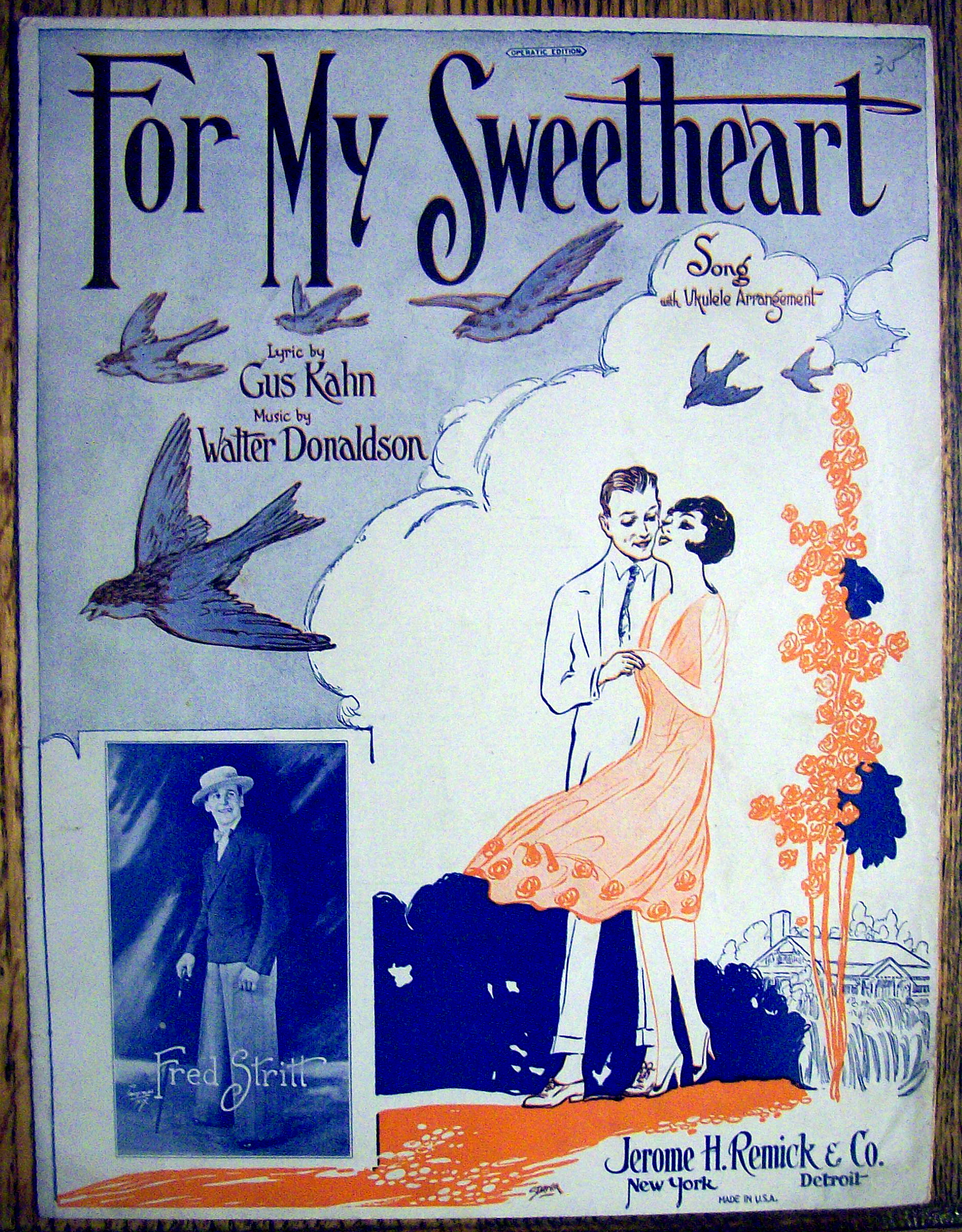 Sheet Music For 1926 For My Sweetheart