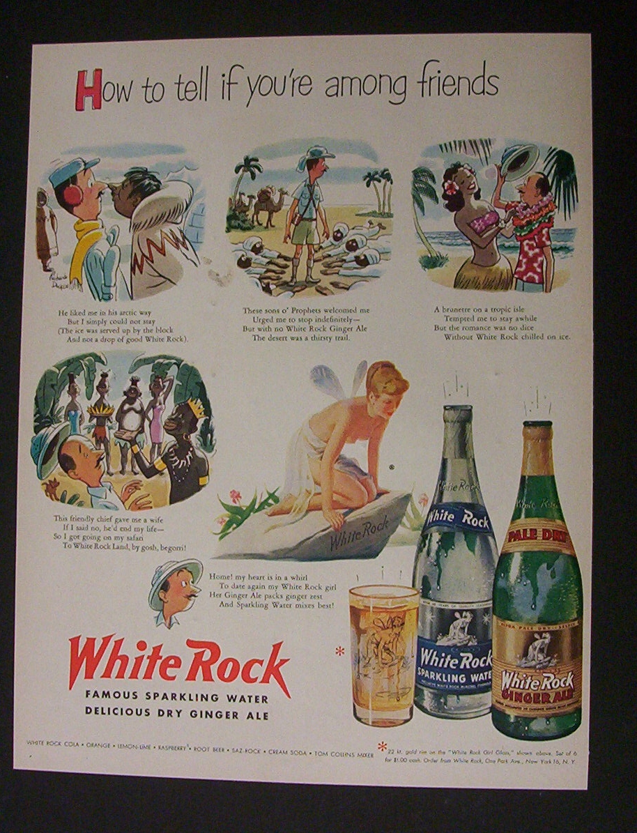 1951  Dual  Ad:  White  Rock  &  Western  Electric
