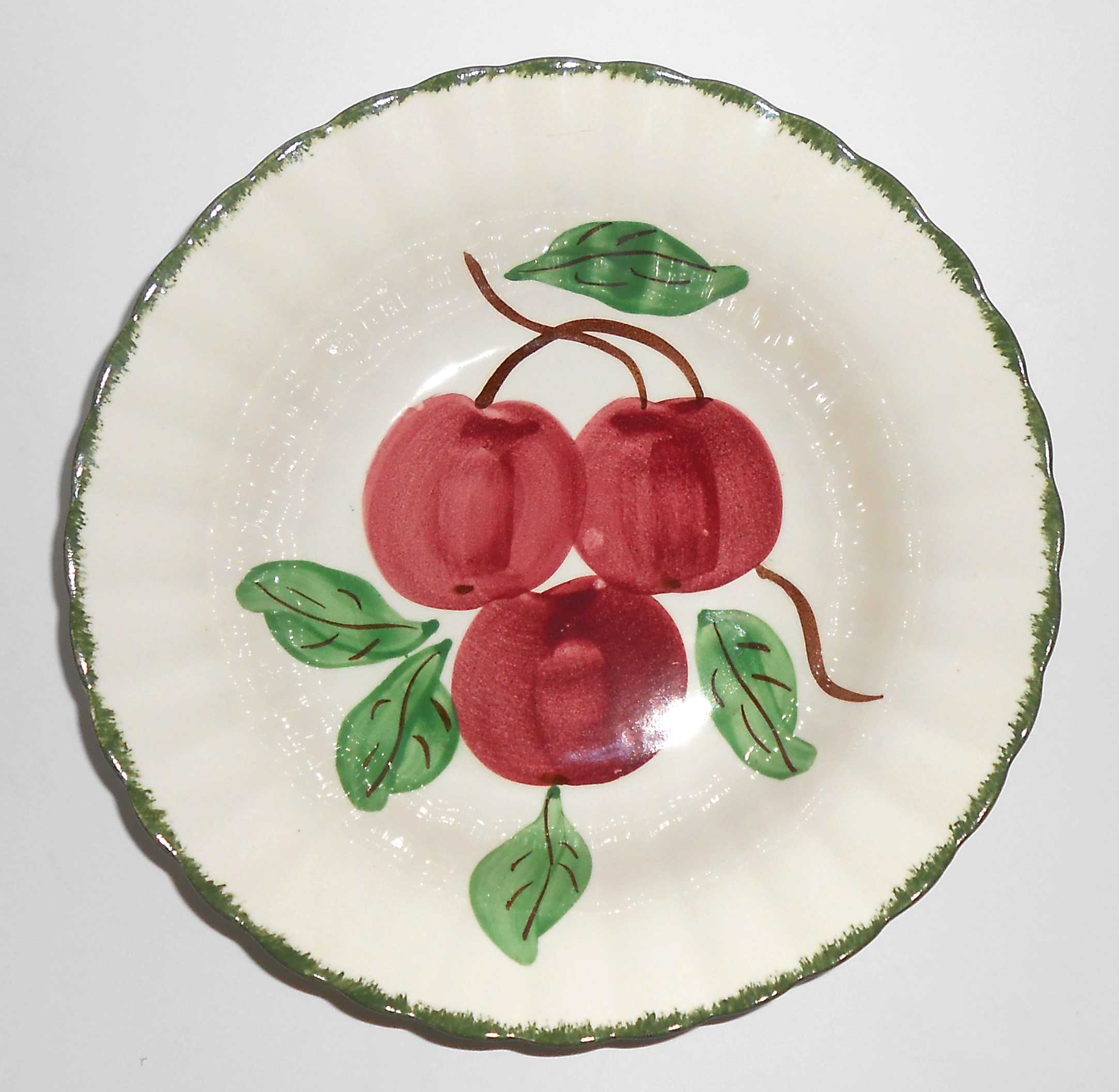 Blue Ridge Southern Potteries Big Apple Round Vegetable