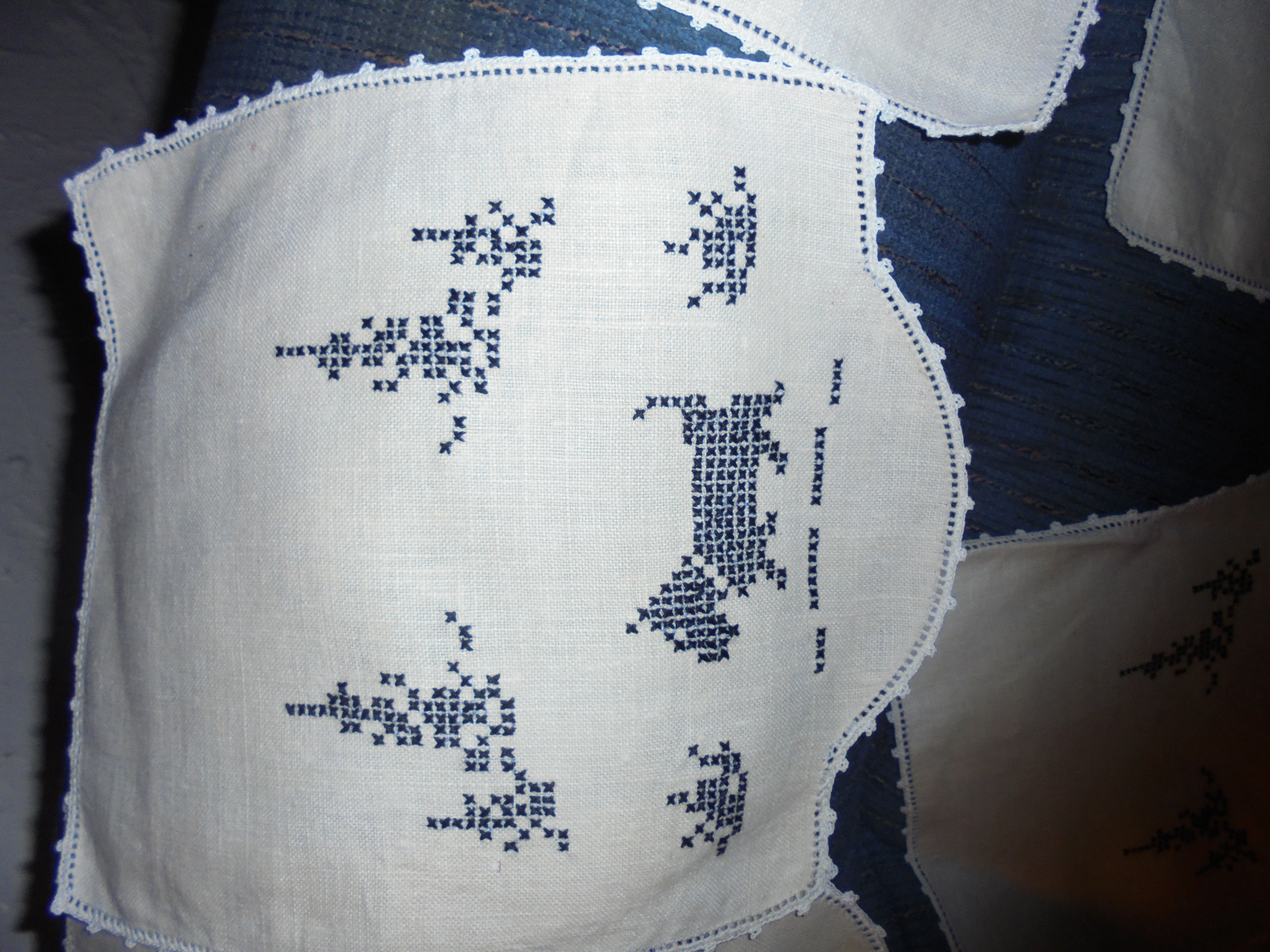 Chair Covers Scottie Dog Cross Stitch Crochet