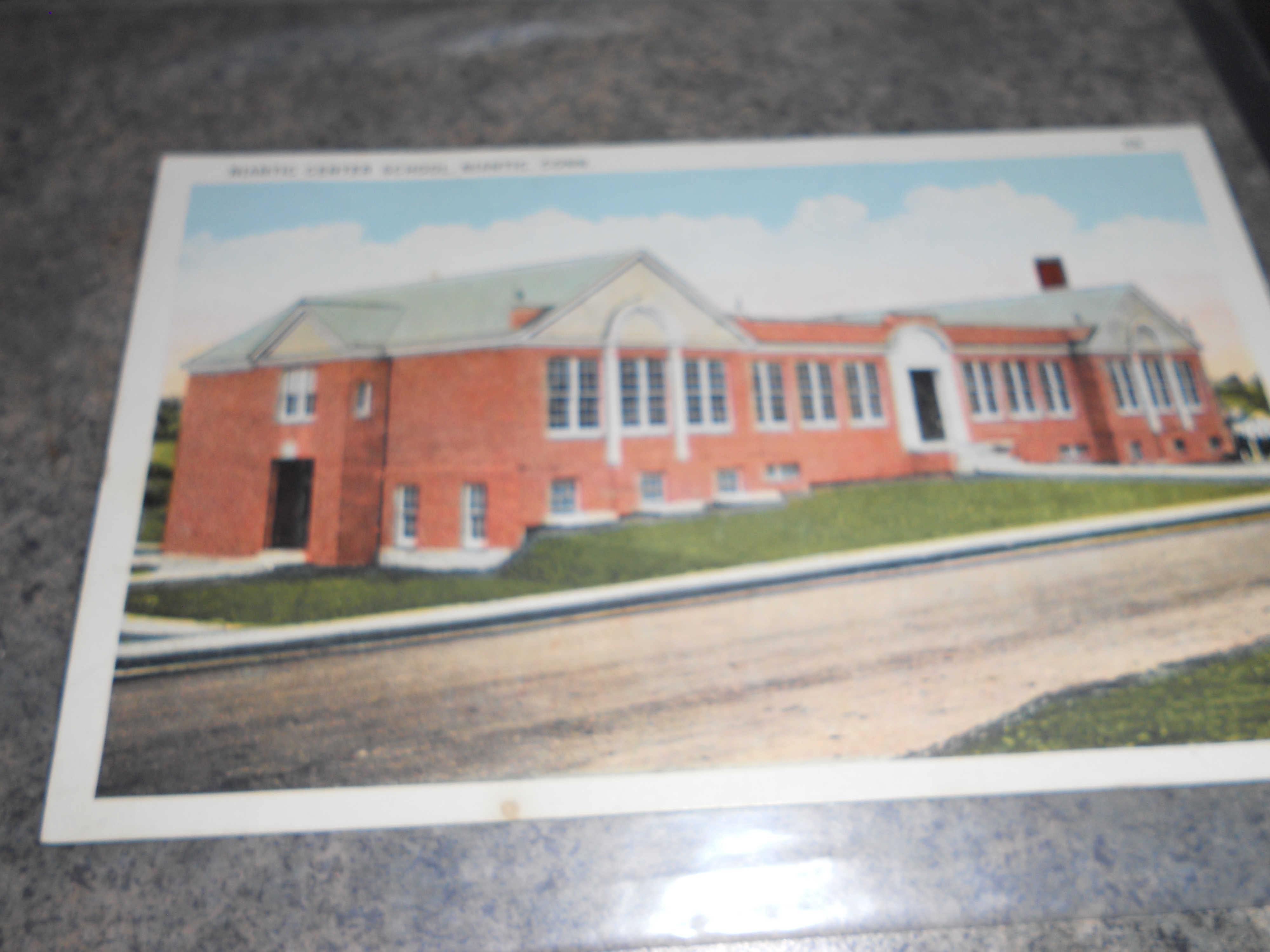 Postcard, Niantic Center School